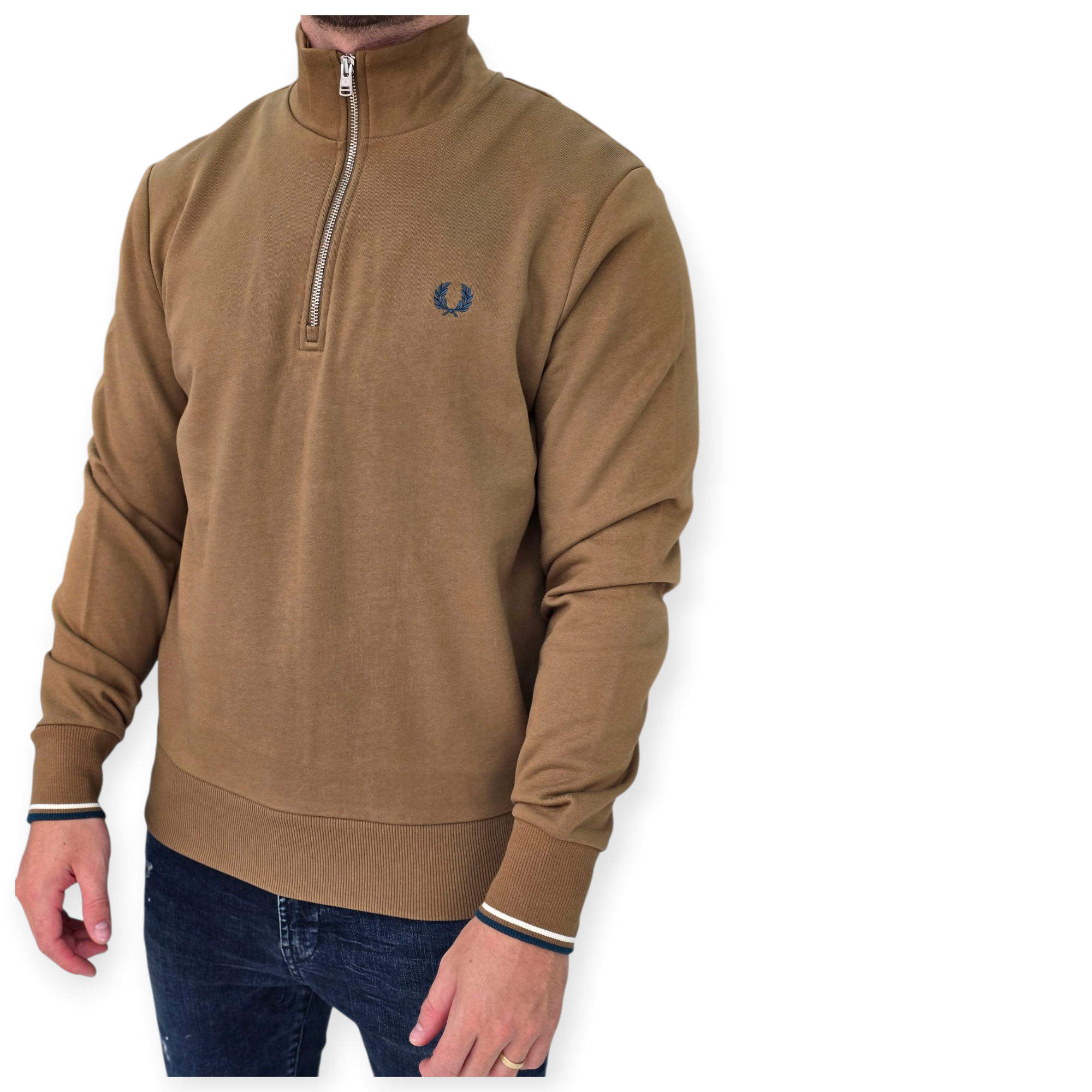 חולצה FRED PERRY HALF ZIP SWEATSHIRT