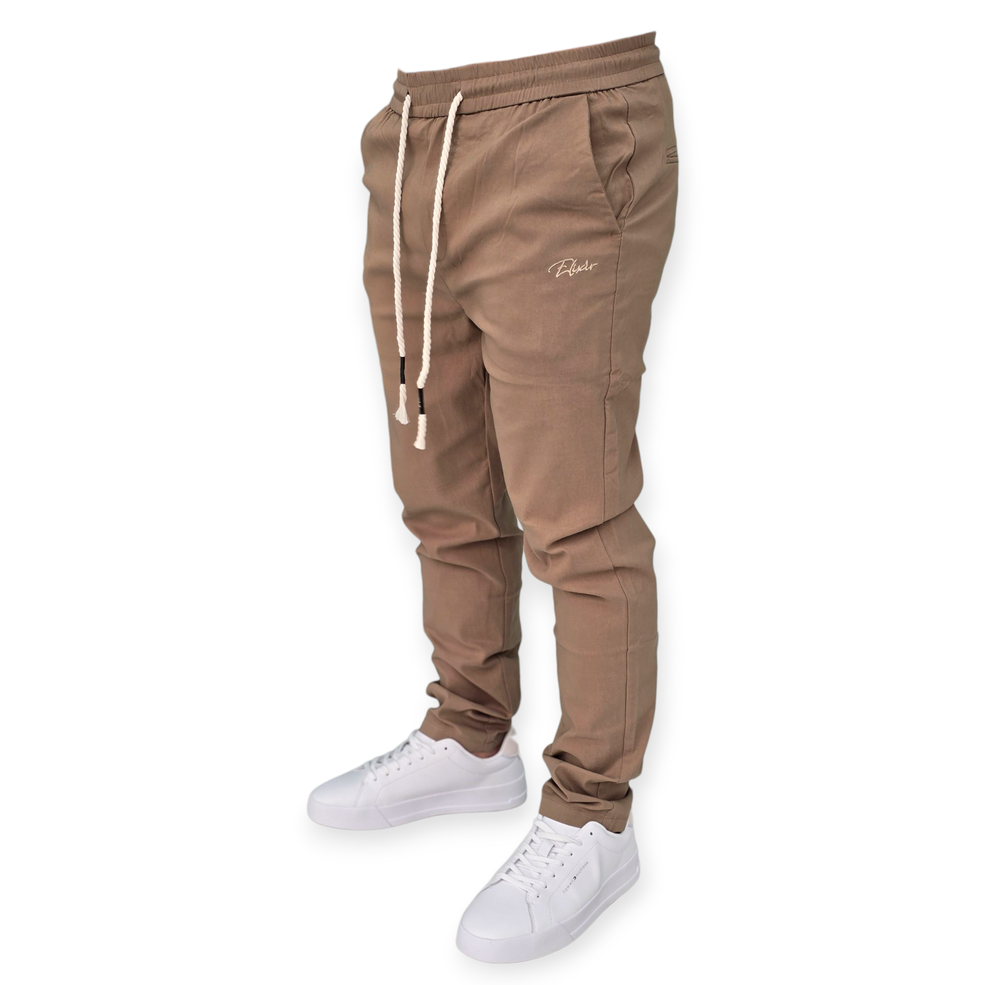 מכנס בד פסים ELIXIR