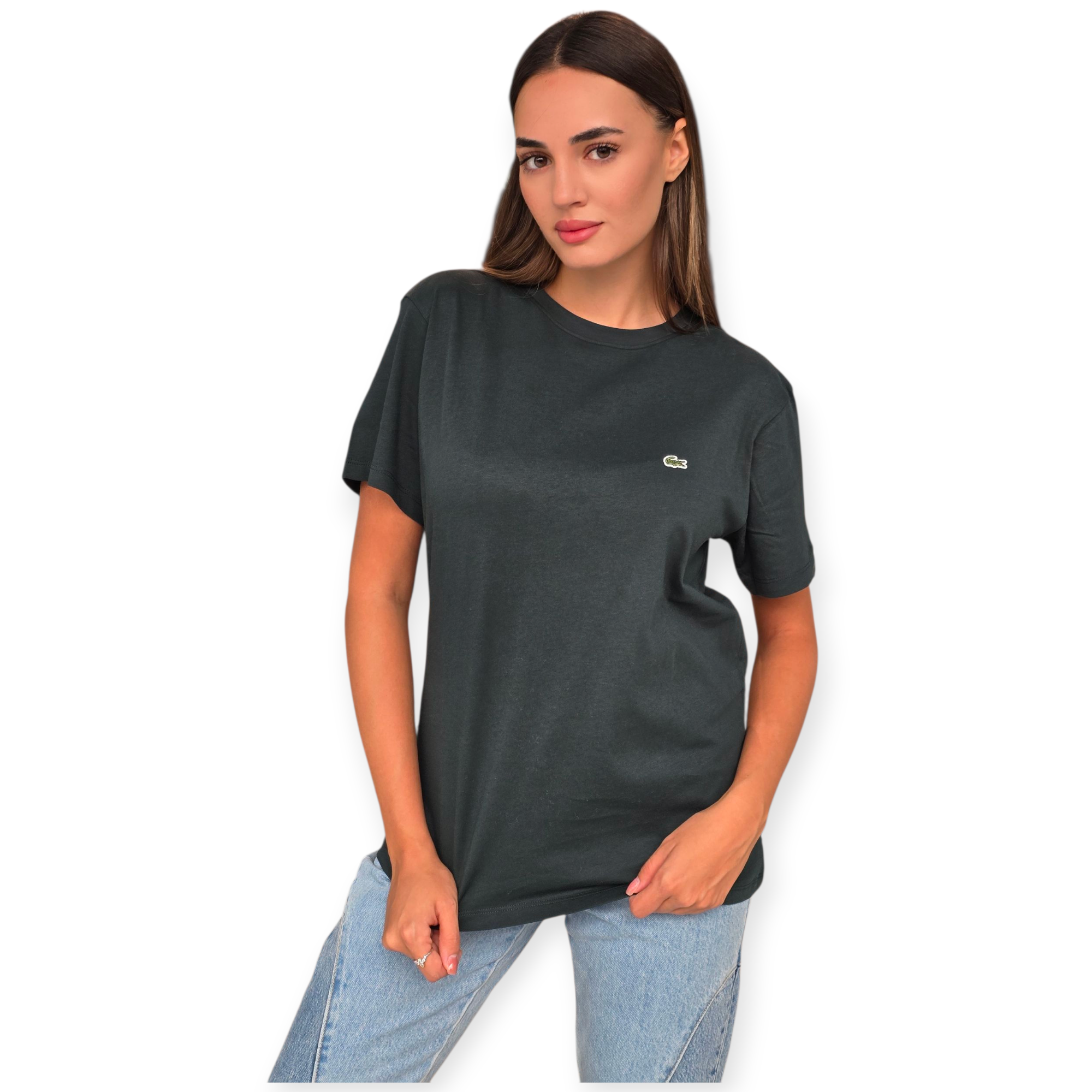 חולצה ירוק LACOSTE LOGO TEE