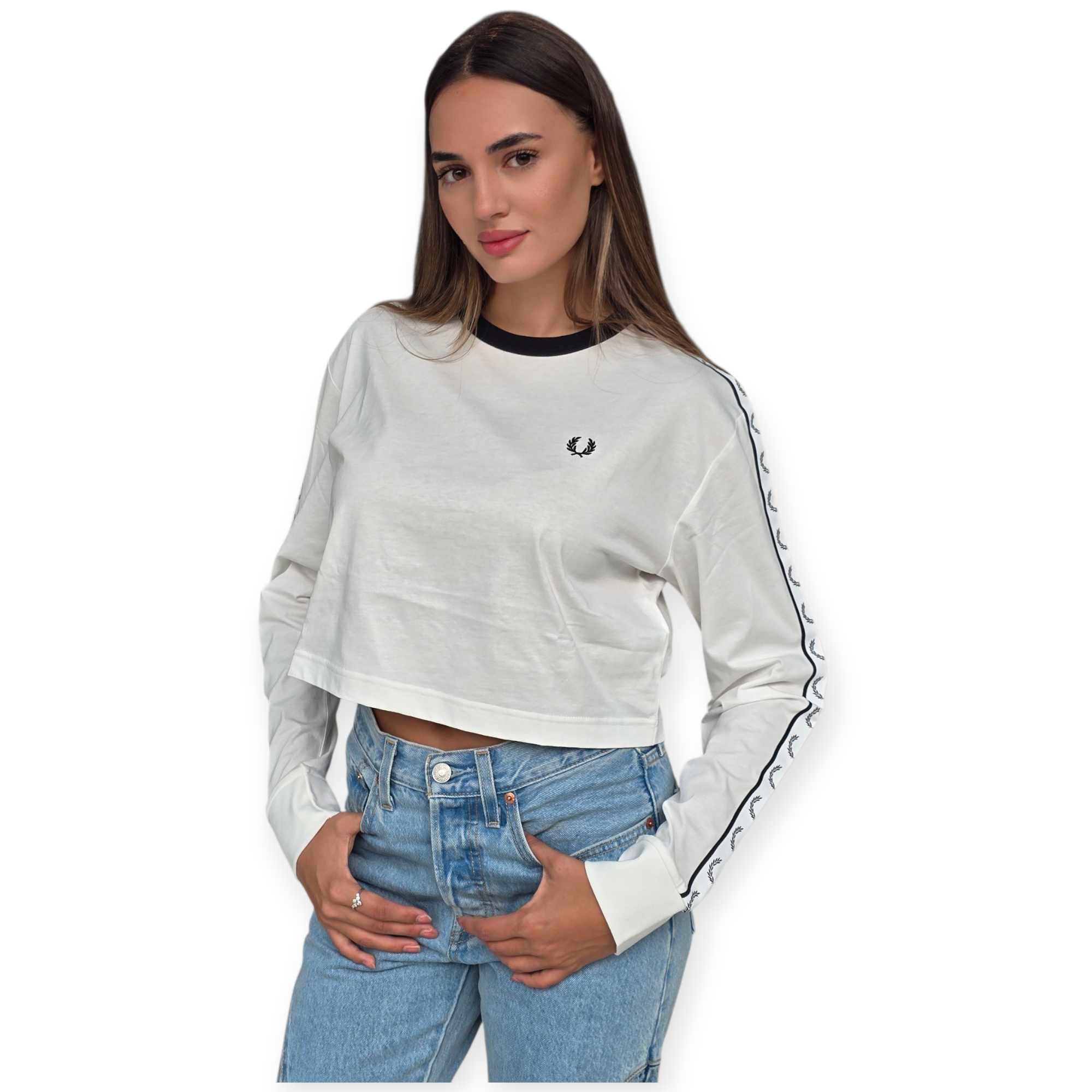 חולצה FRED PERRY LONS SLEEVE TEE