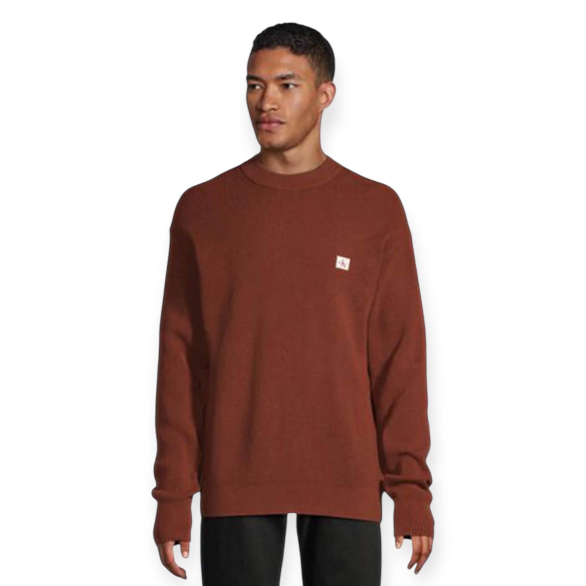 חולצה CALVIN KLEIN LS COTTON WAFFLE SWTR