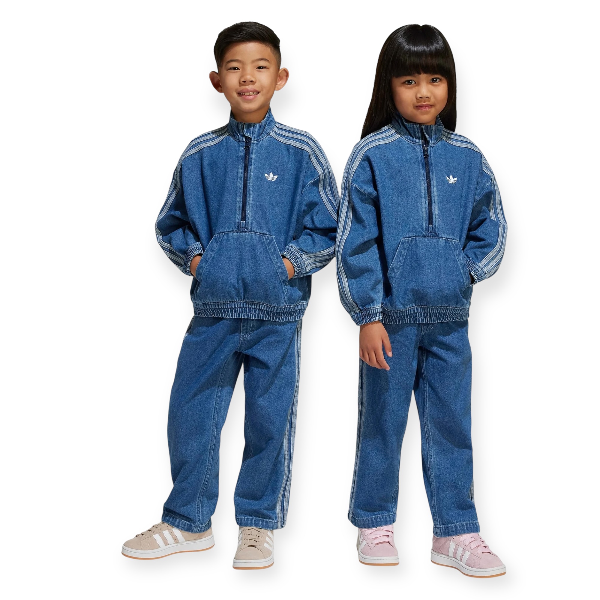 חליפה ADIDAS DENIM CREW SET 3-8YEARS