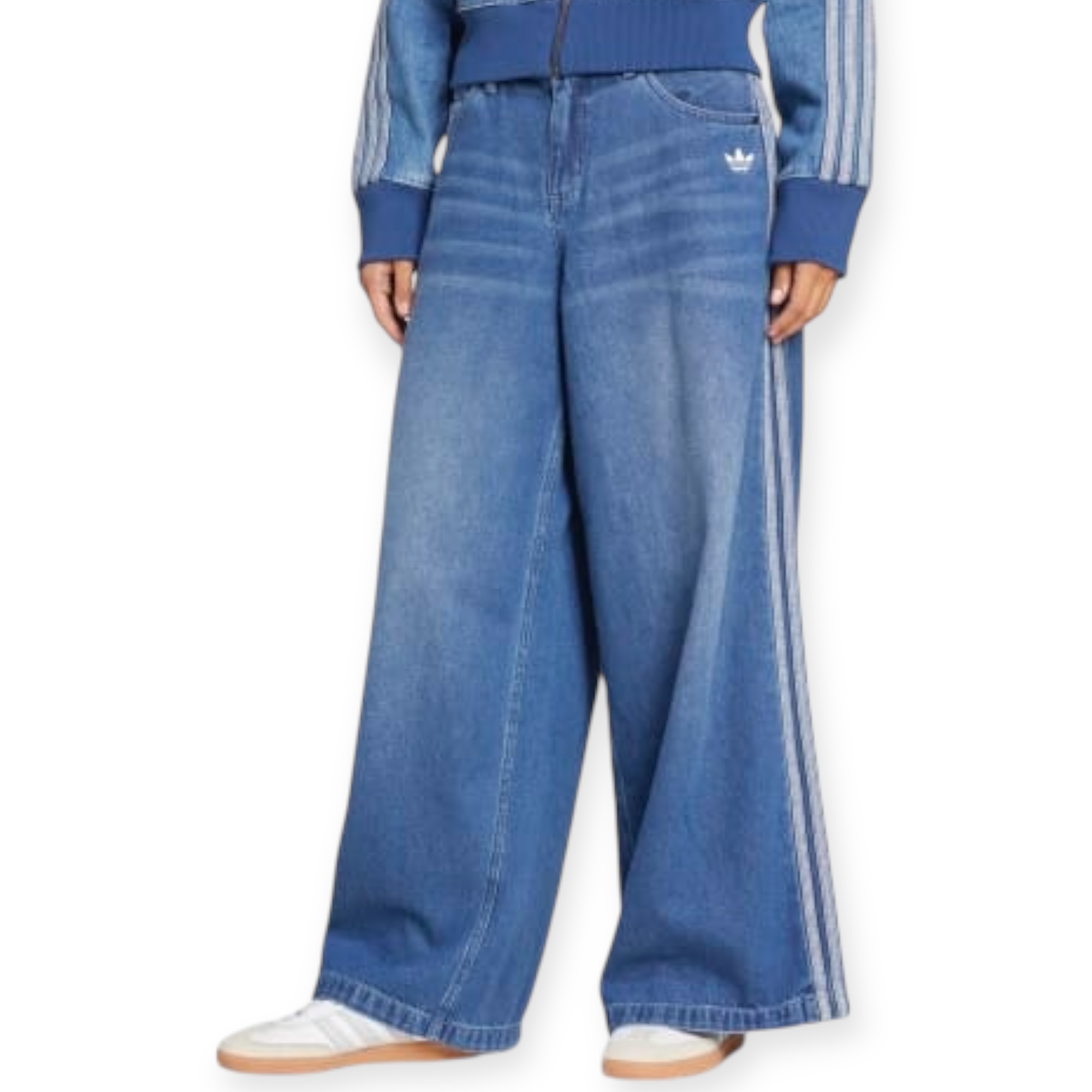 גינס ADIDAS DENIM WIDE PANT גינס ADIDAS DENIM WIDE PANT