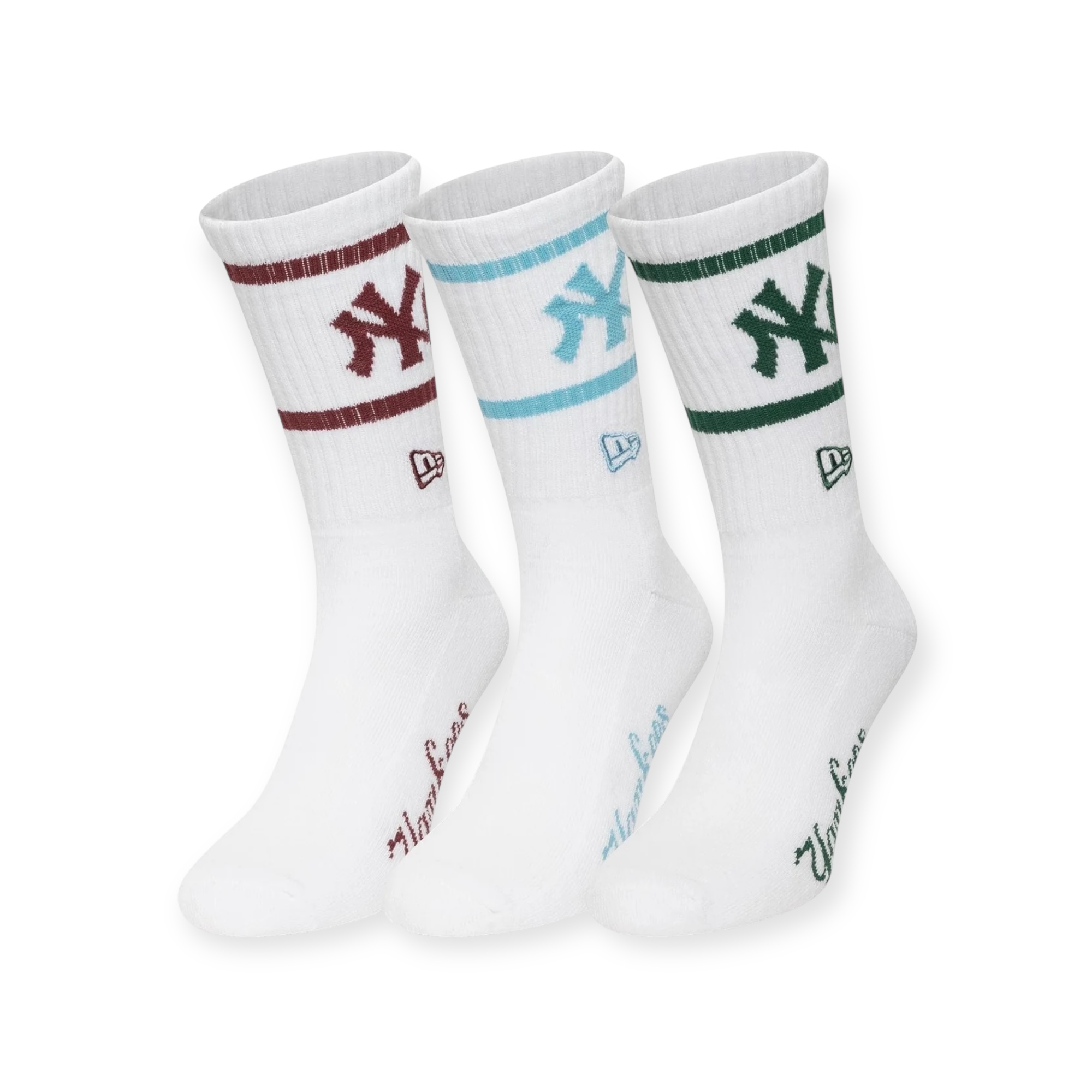 גרביים NEW ERA MLB CREW SOCKS 3PK גרביים NEW ERA MLB CREW SOCKS 3PK