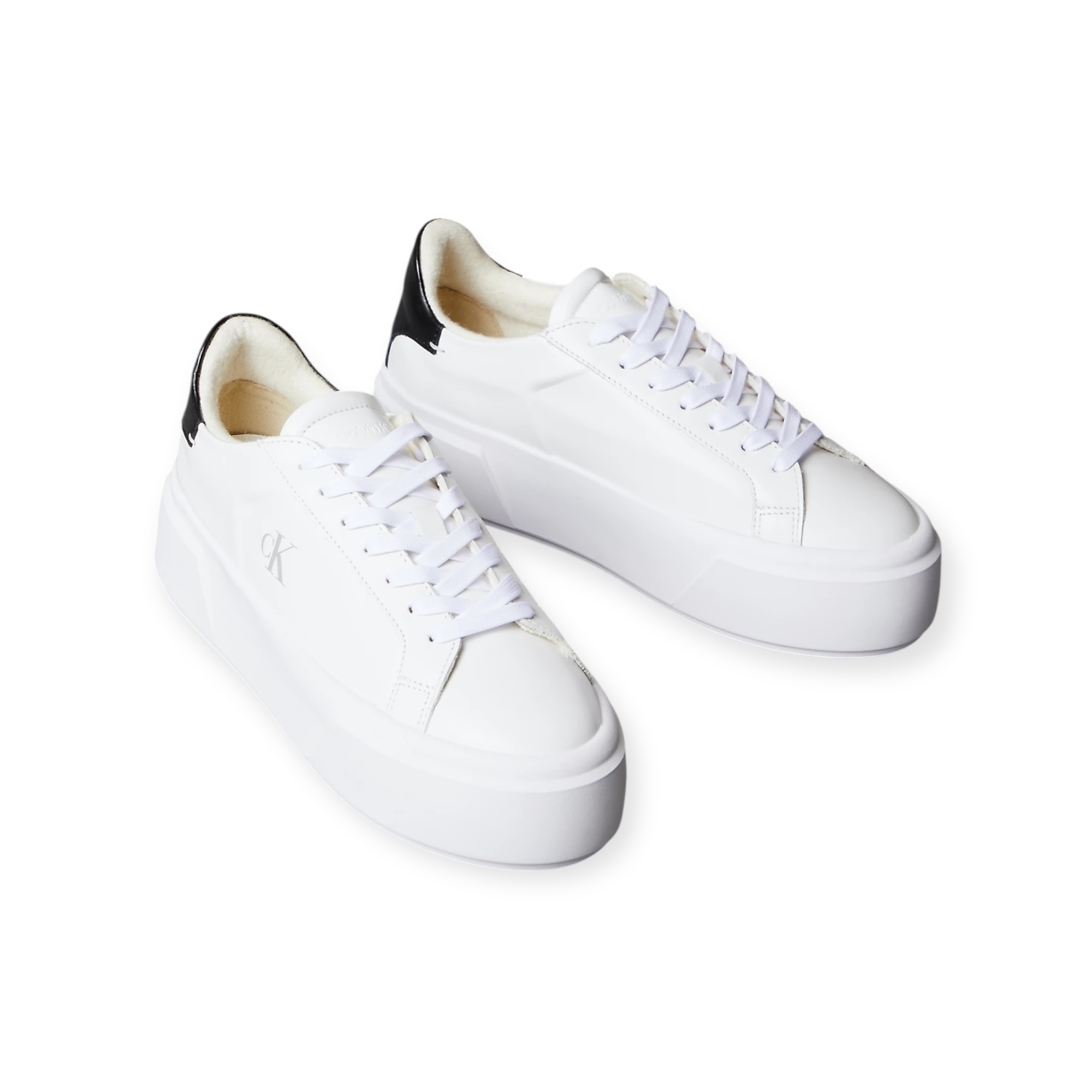 נעלי CALVIN KLEIN FLATFORM LACEUP LTH