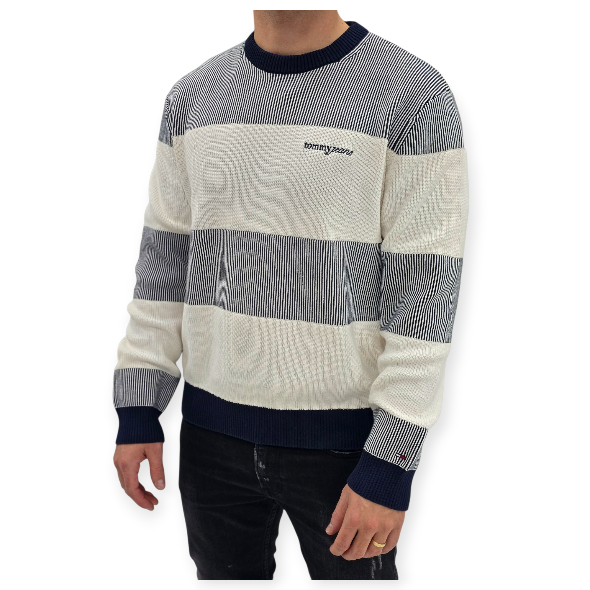 חולצה TOMMY HILFIGER STRIPE SWEAT