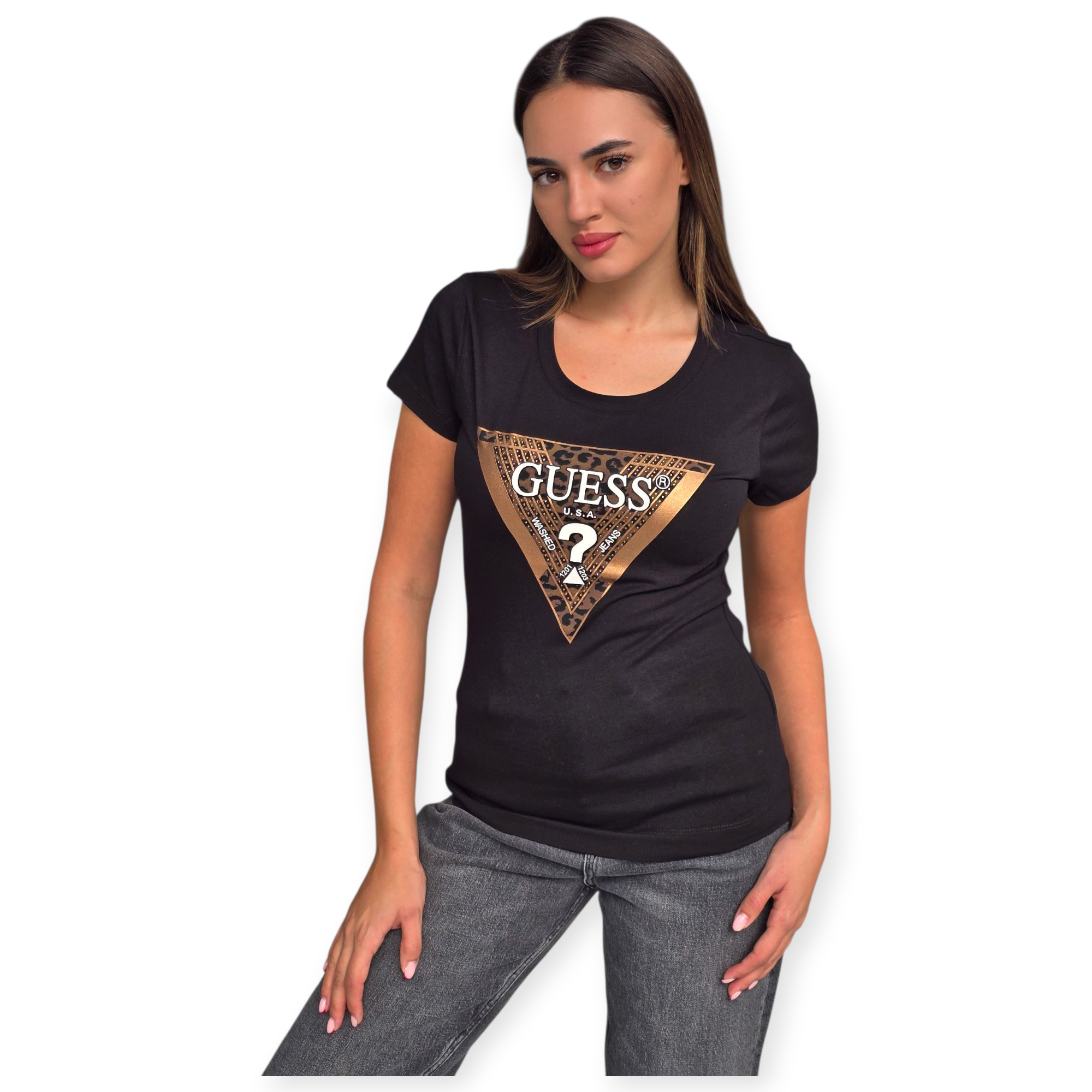 חולצה GUESS LEO SS TEE