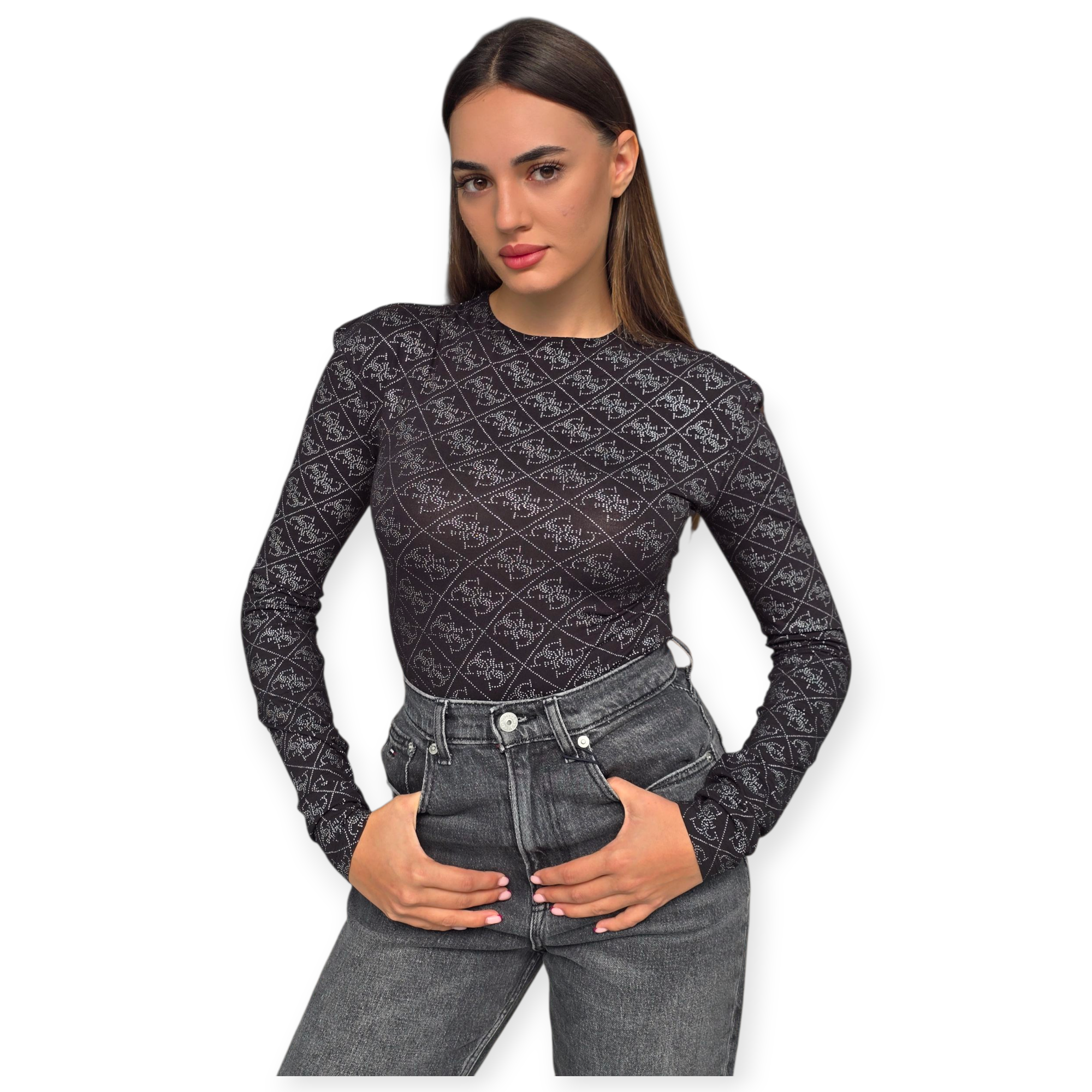 בגד גוף GUESS TEODORA LS BODYSUIT