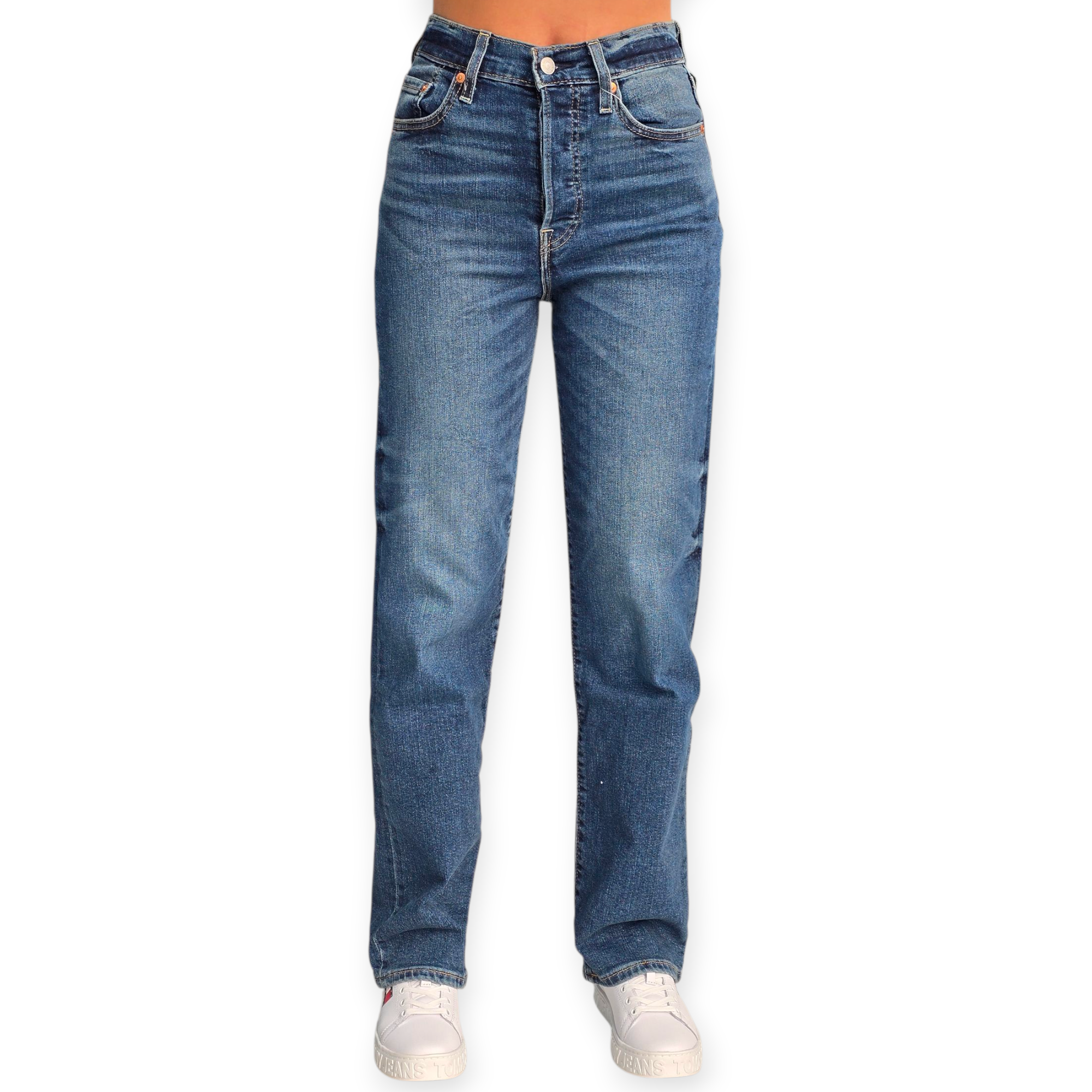 גינס LEVIS RIBCAGE STRAIGHT ANKLE