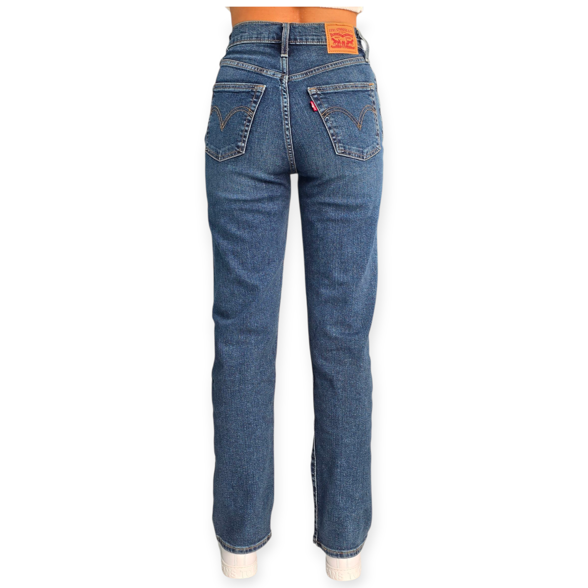 גינס LEVIS RIBCAGE STRAIGHT ANKLE