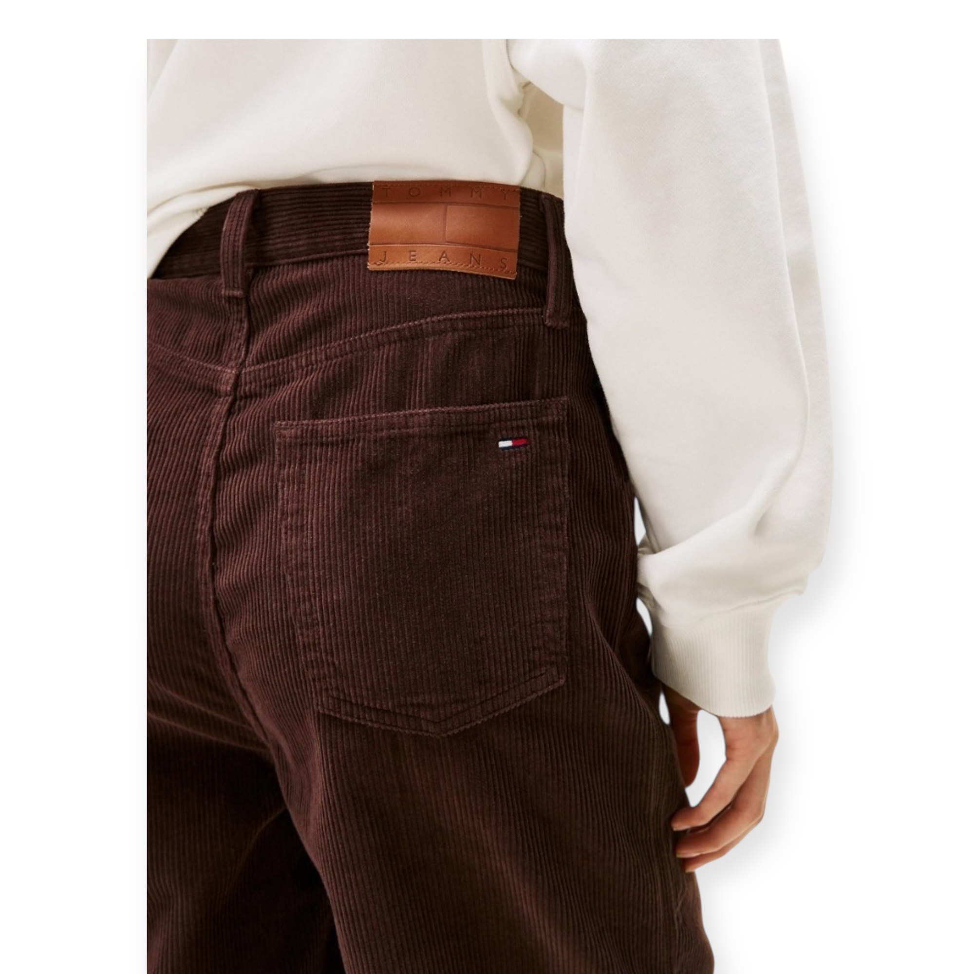 גינס TOMMY HILFIGER CLAIRE WIDE CORD גינס TOMMY HILFIGER CLAIRE WIDE CORD