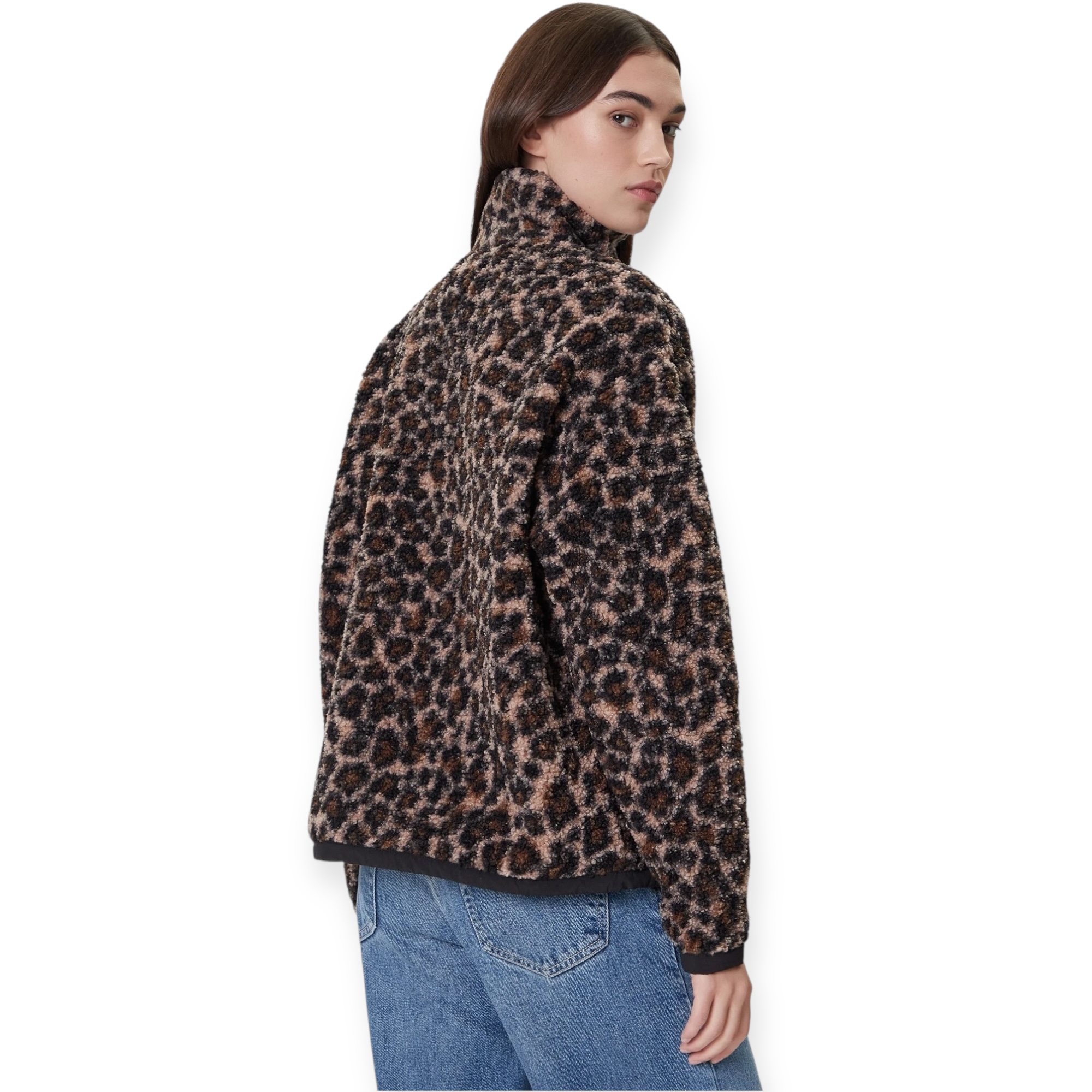 זקט TOMMY HILFIGER THROUGH BADGE TEDDY זקט TOMMY HILFIGER THROUGH BADGE TEDDY