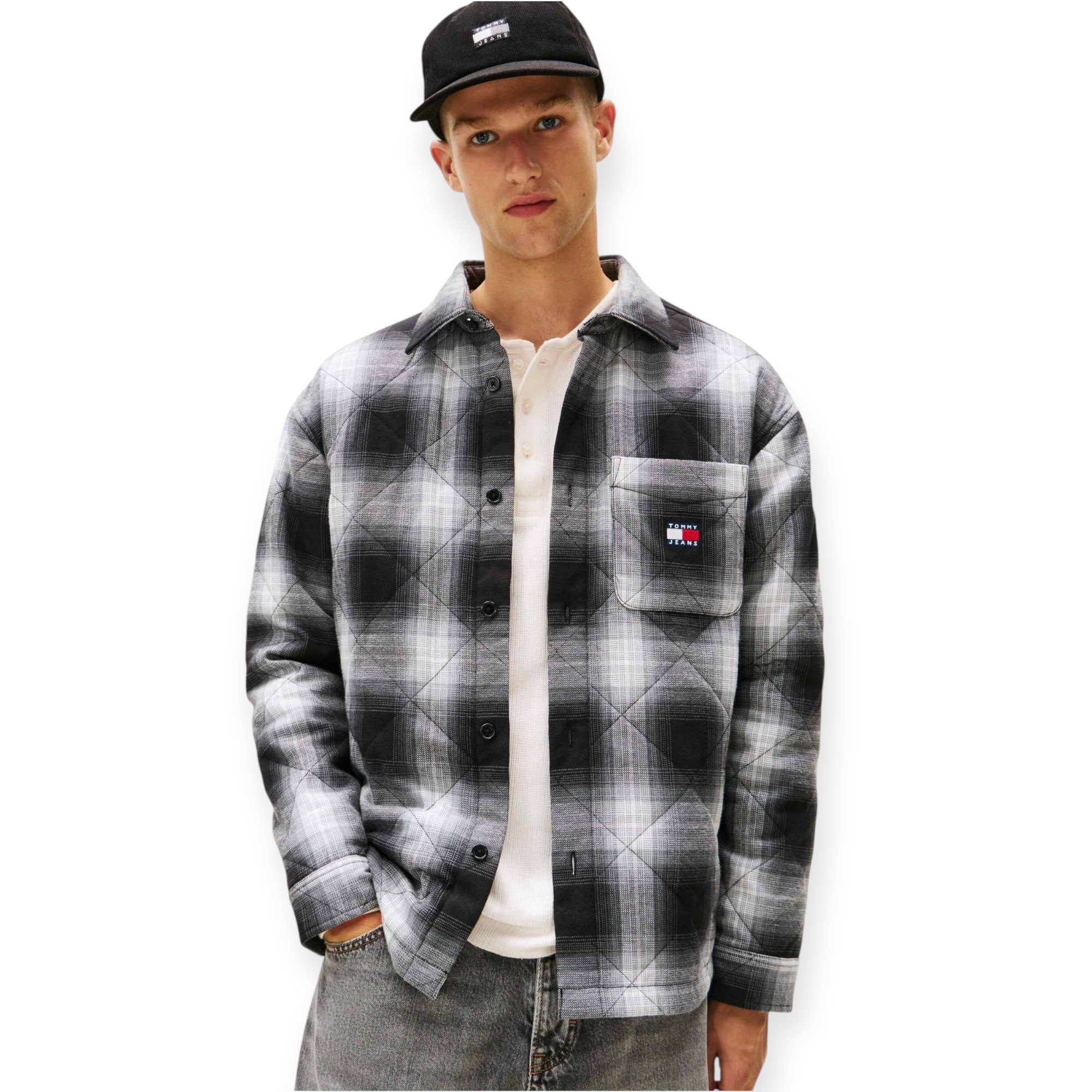 מעיל TOMMY HILFIGER QUILTED PADDED OVERSHIRT