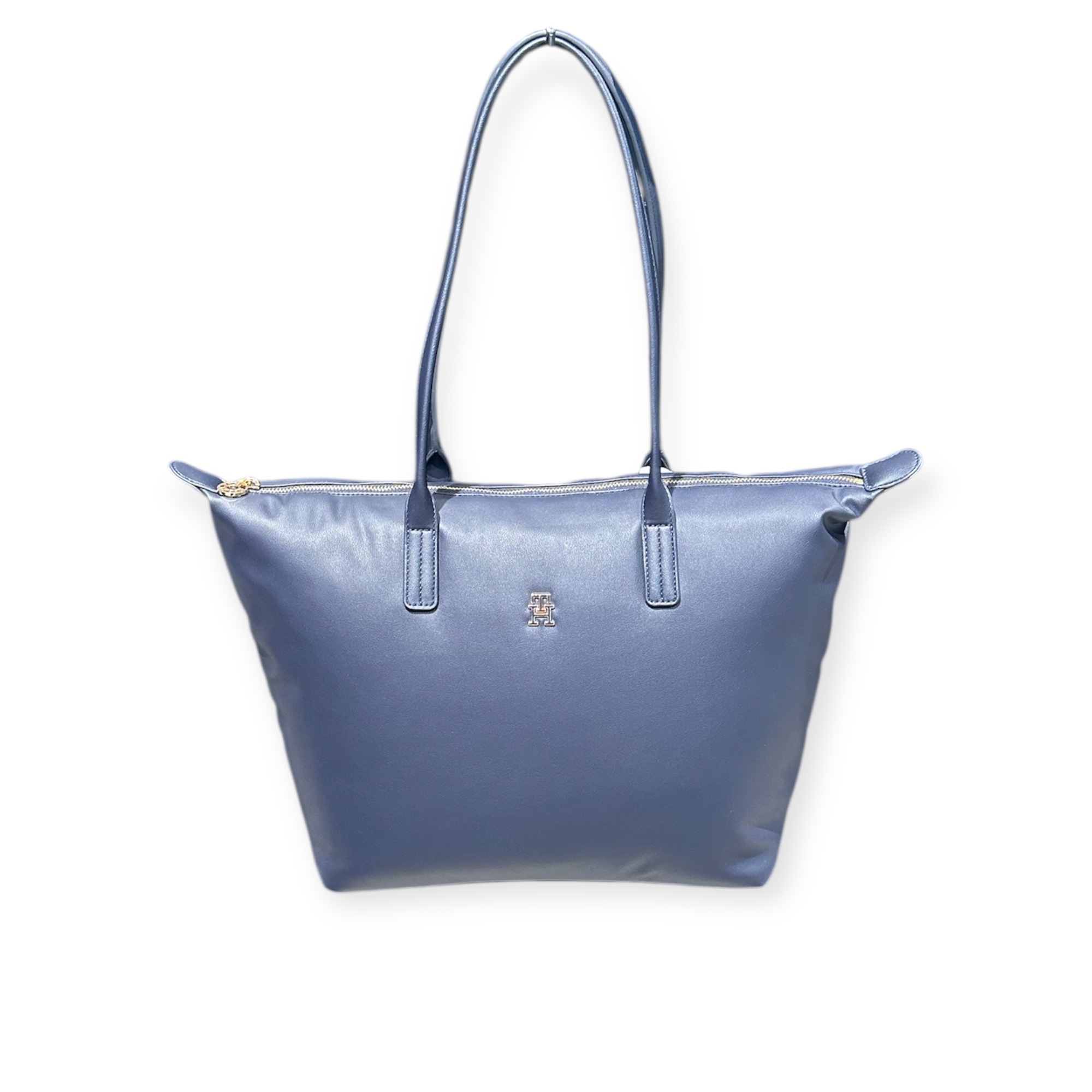 תיק כחול TOMMY HILFIGER POPETTE SOFT TOTE תיק כחול TOMMY HILFIGER POPETTE SOFT TOTE