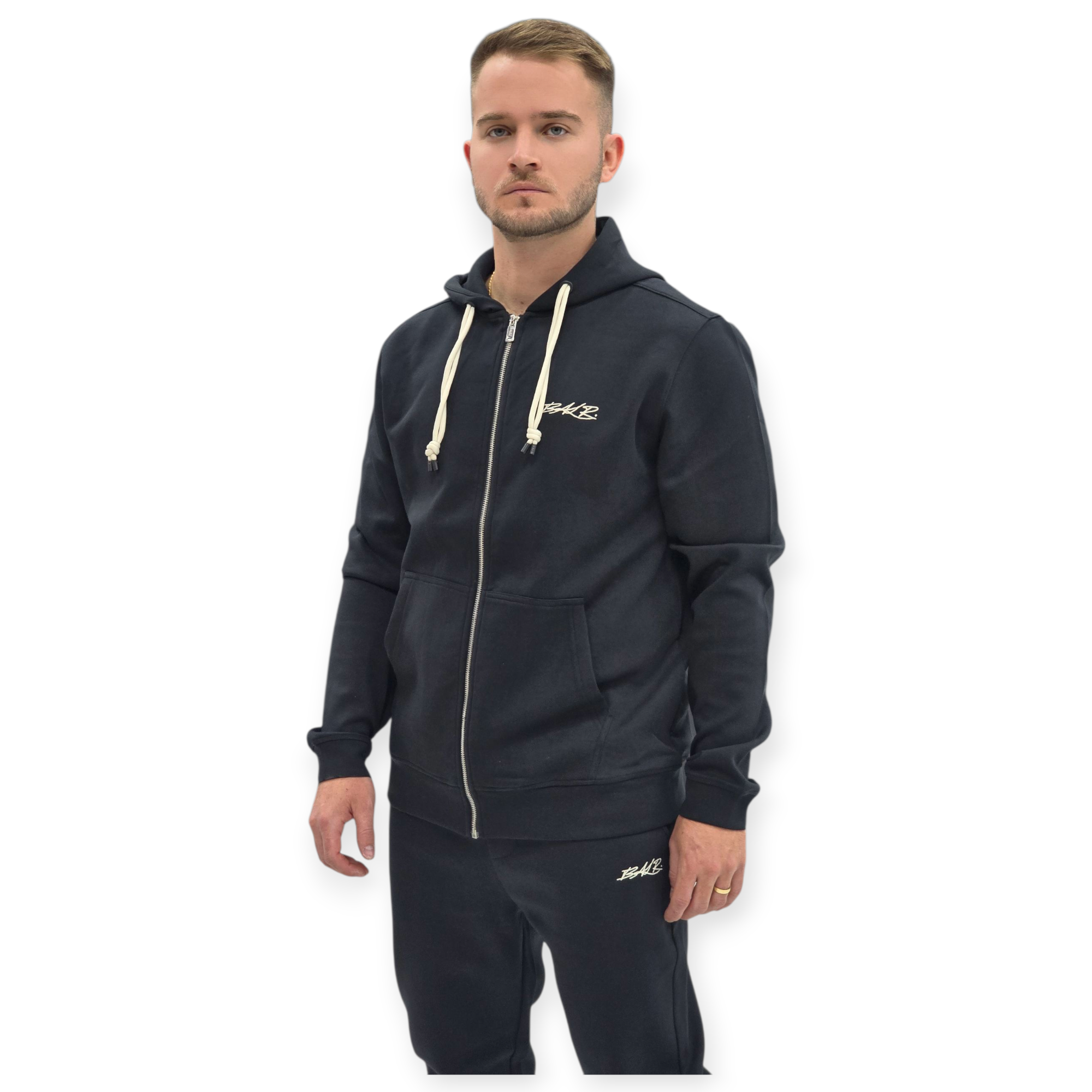 חולצה BALR HOODED FULL ZIP TOP