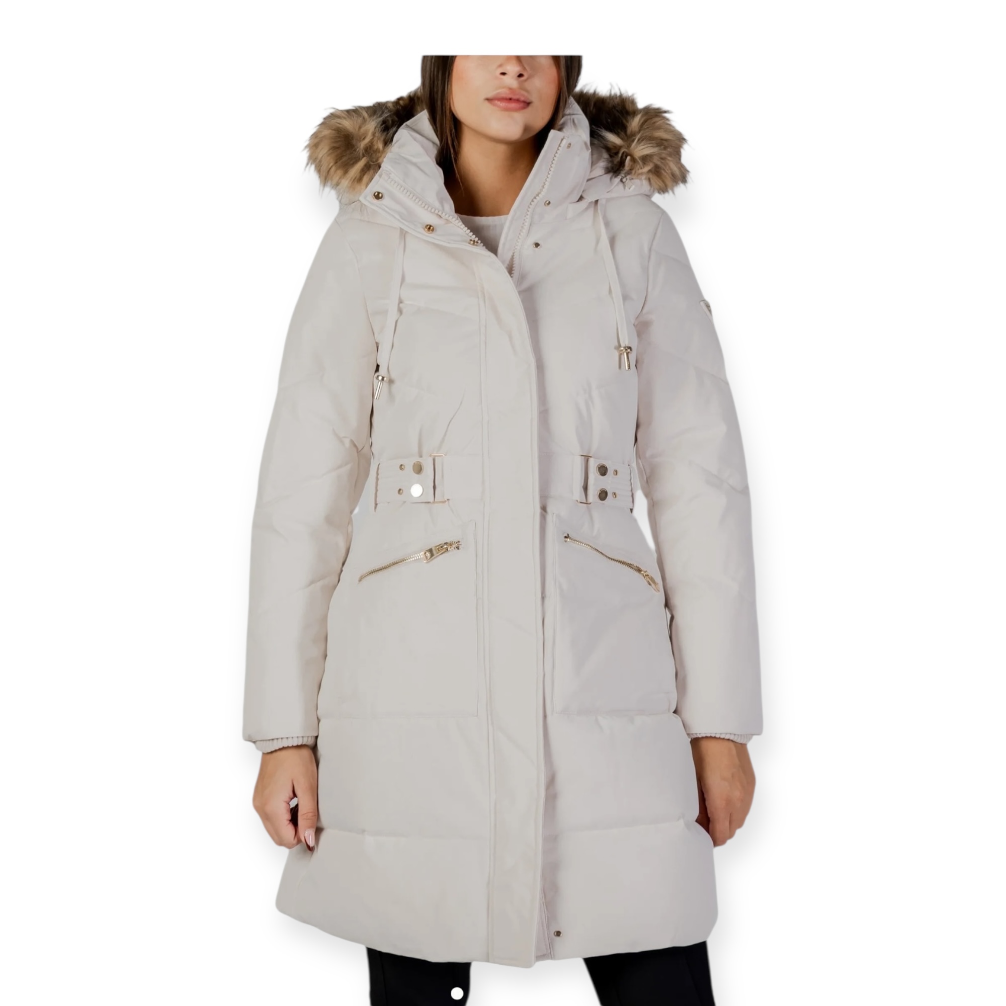 מעיל GUESS FATEMA BELTED PUFFER