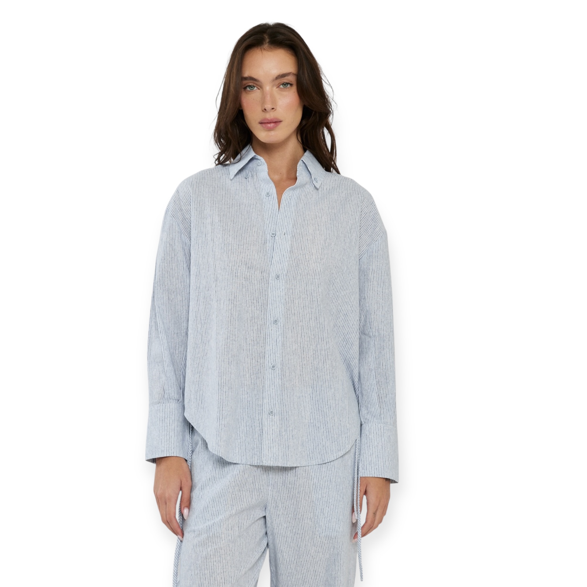 חליפה נשים REPLAY BUTTONED WOVEN SET