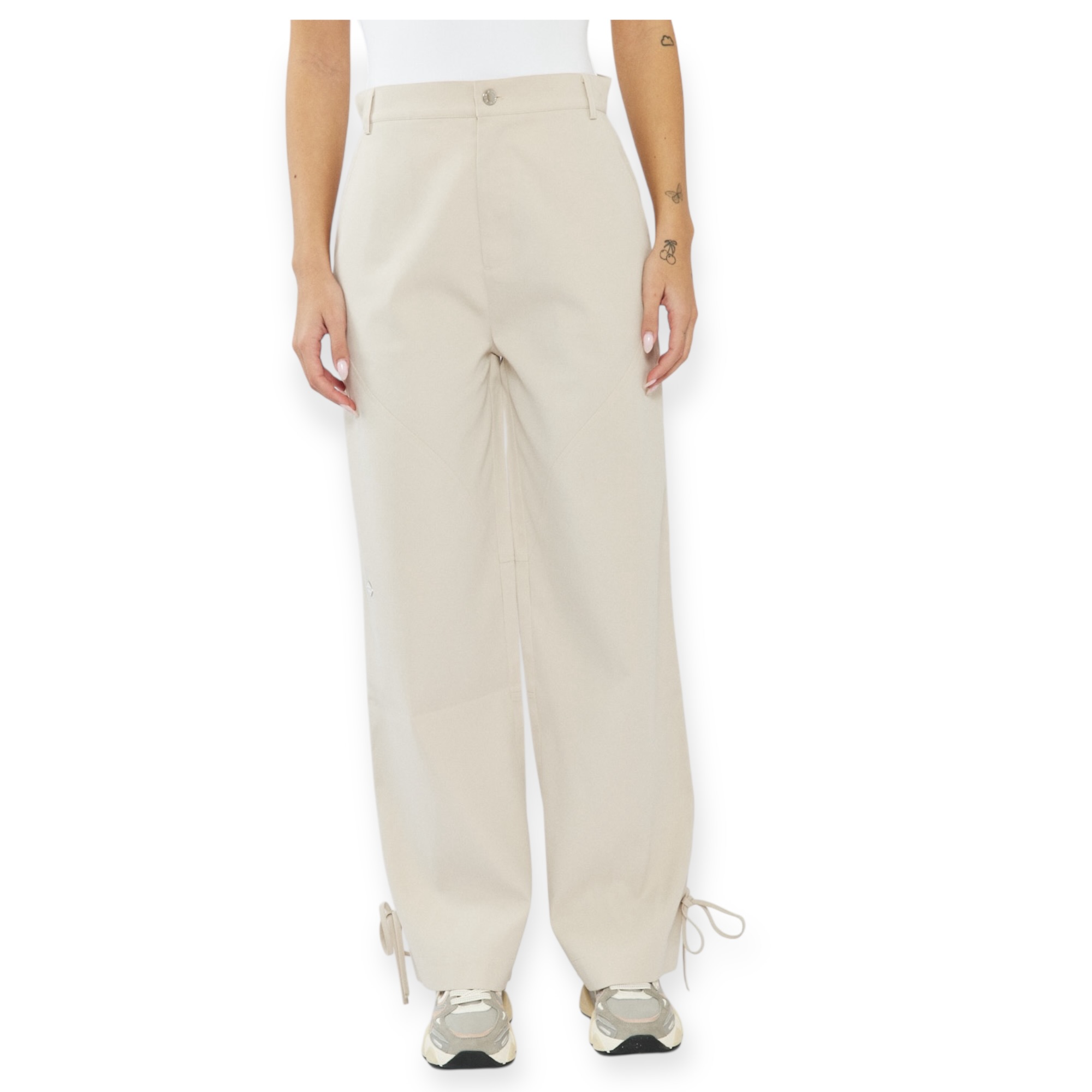 מכנס נשים REPLAY WOVEN LONG PANTS