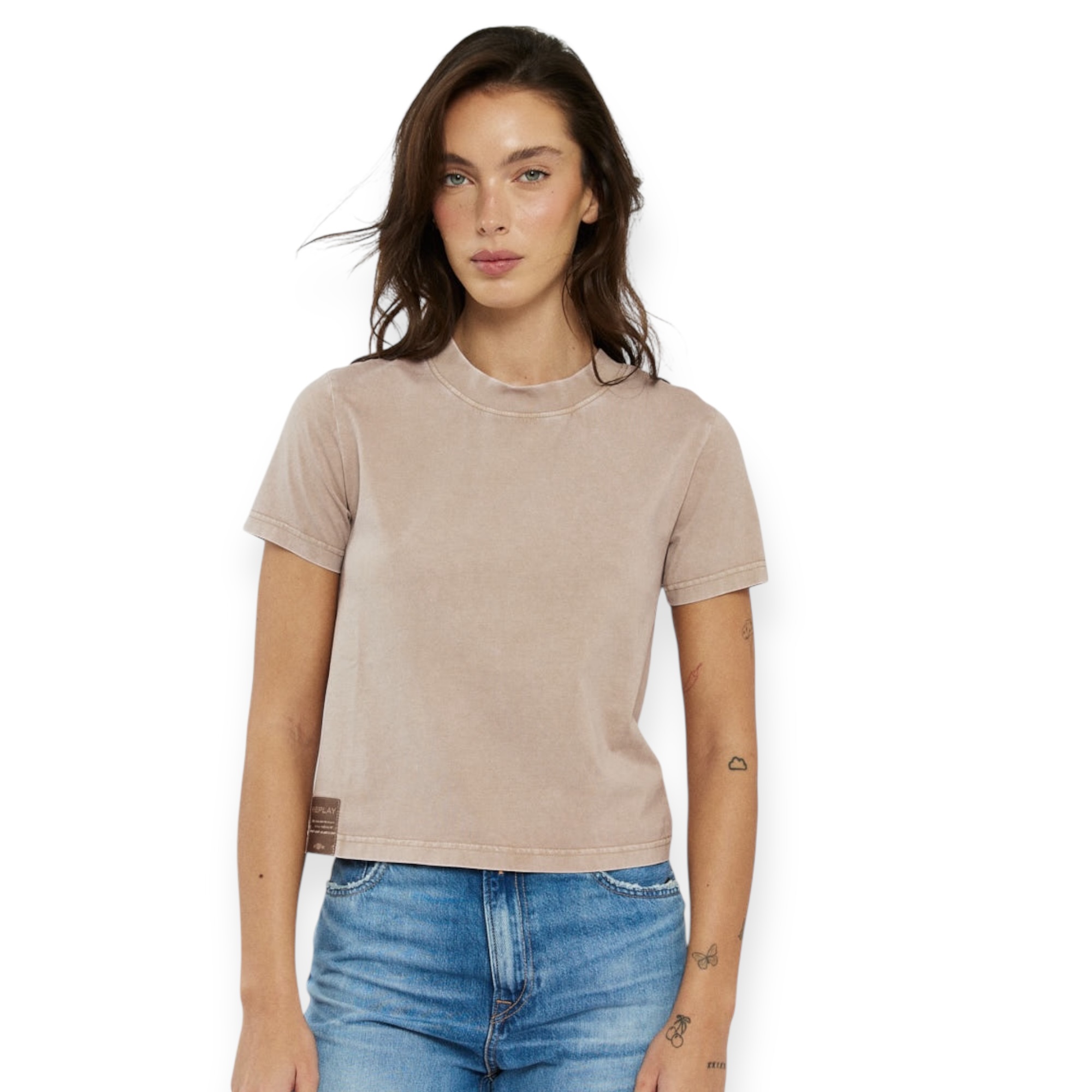 חולצה נשים REPLAY SS SHIRT חולצה נשים REPLAY SS SHIRT