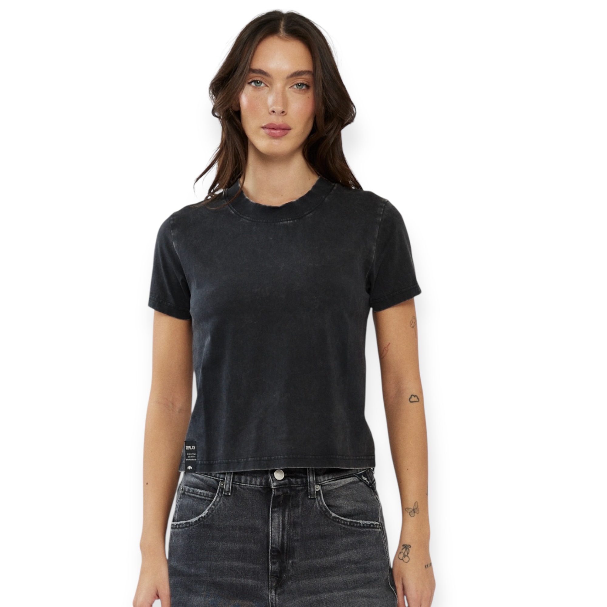 חולצה נשים REPLAY SS SHIRT