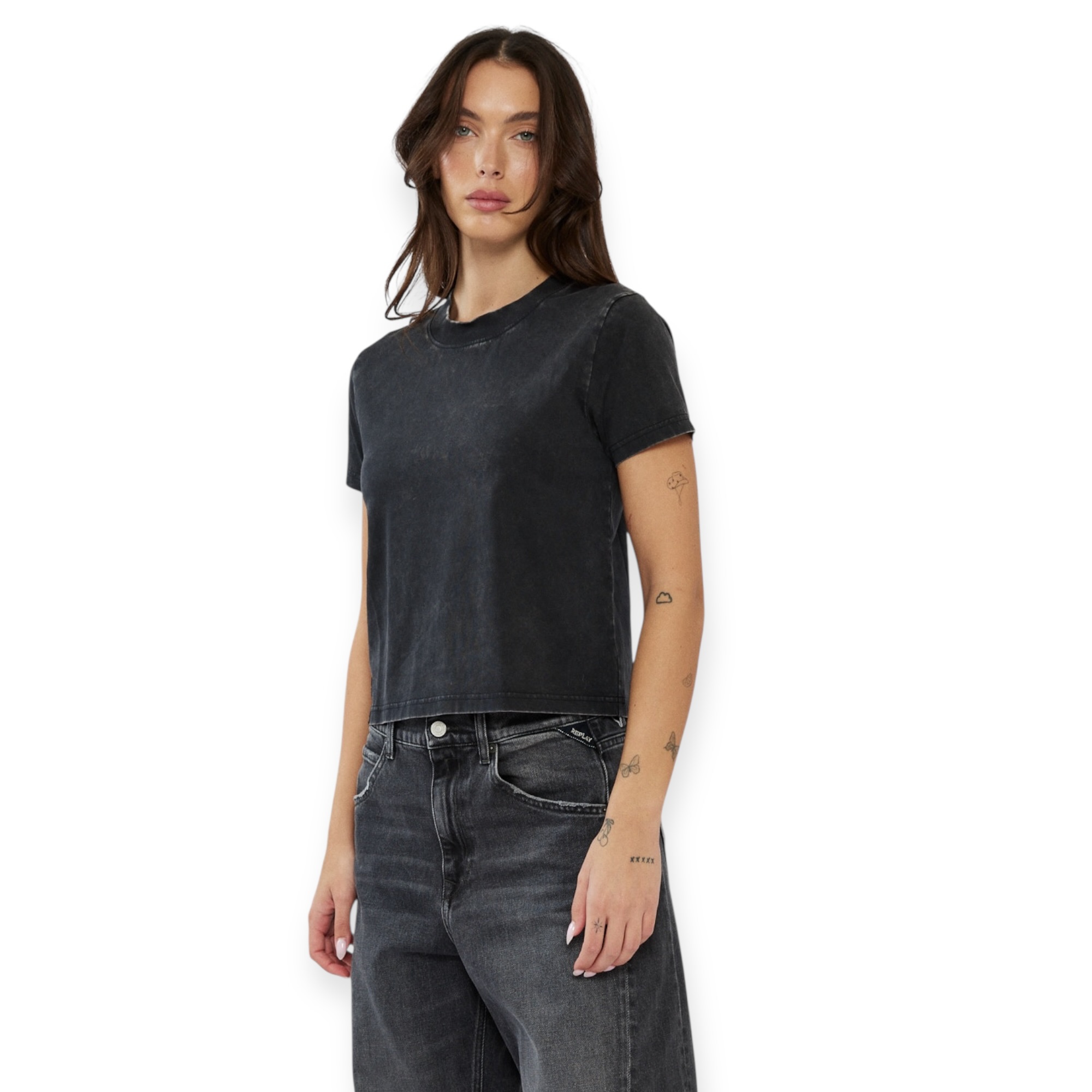 חולצה נשים REPLAY SS SHIRT