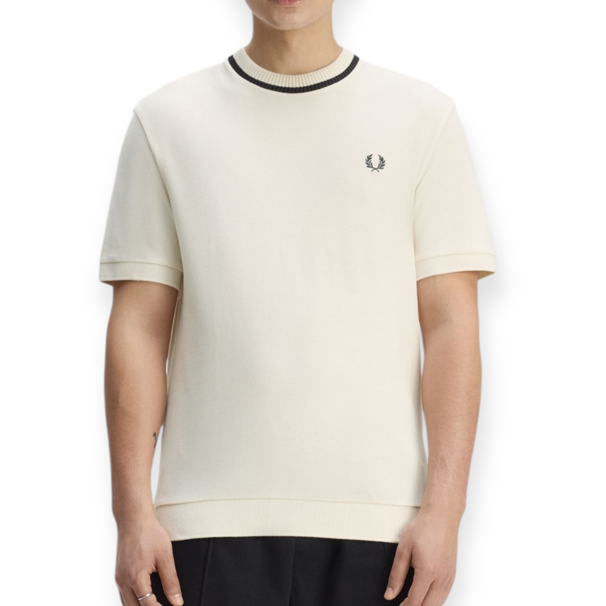 חולצה FRED PERRY CREW NECK PIQUE SHIRT