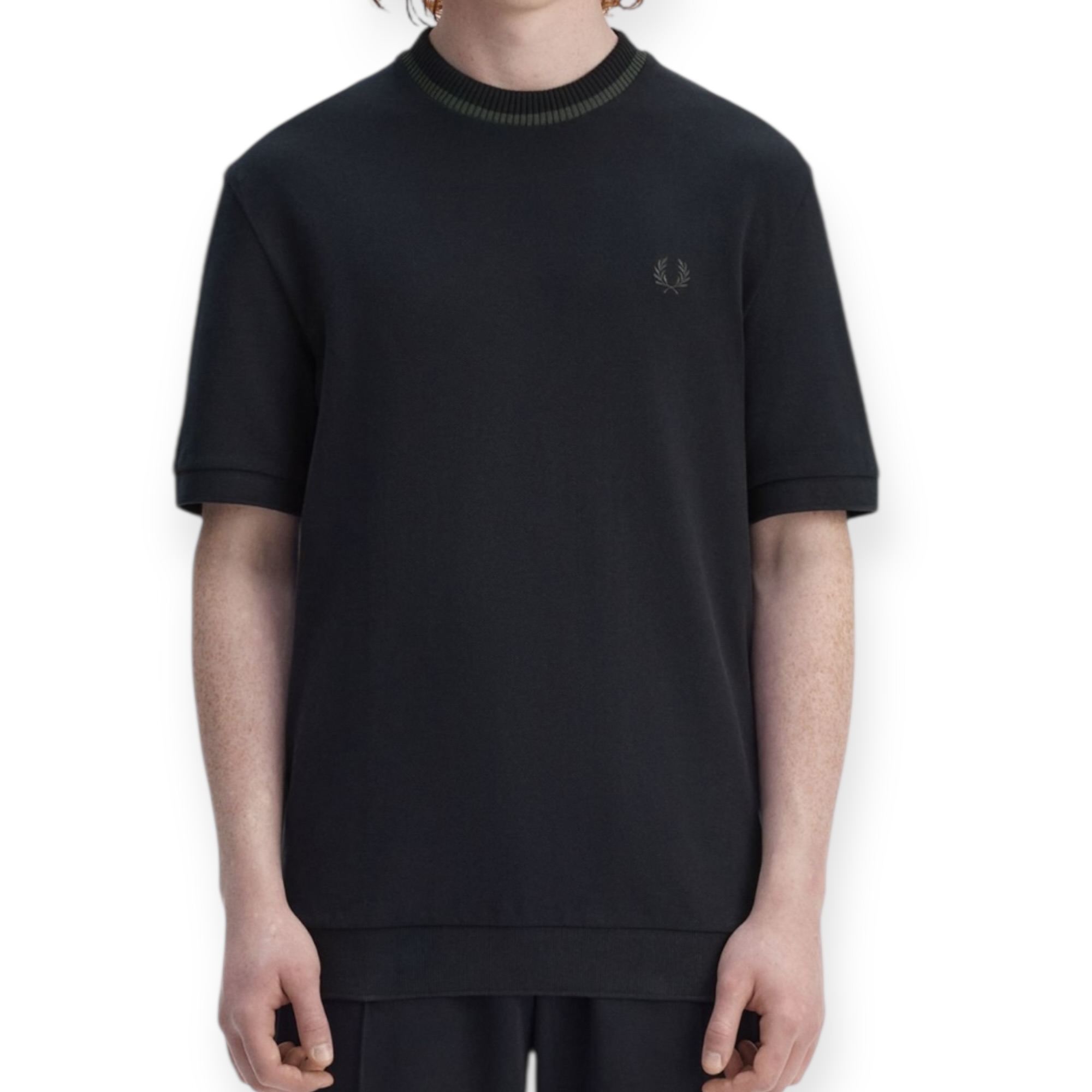 חולצה FRED PERRY CREW NECK PIQUE SHIRT