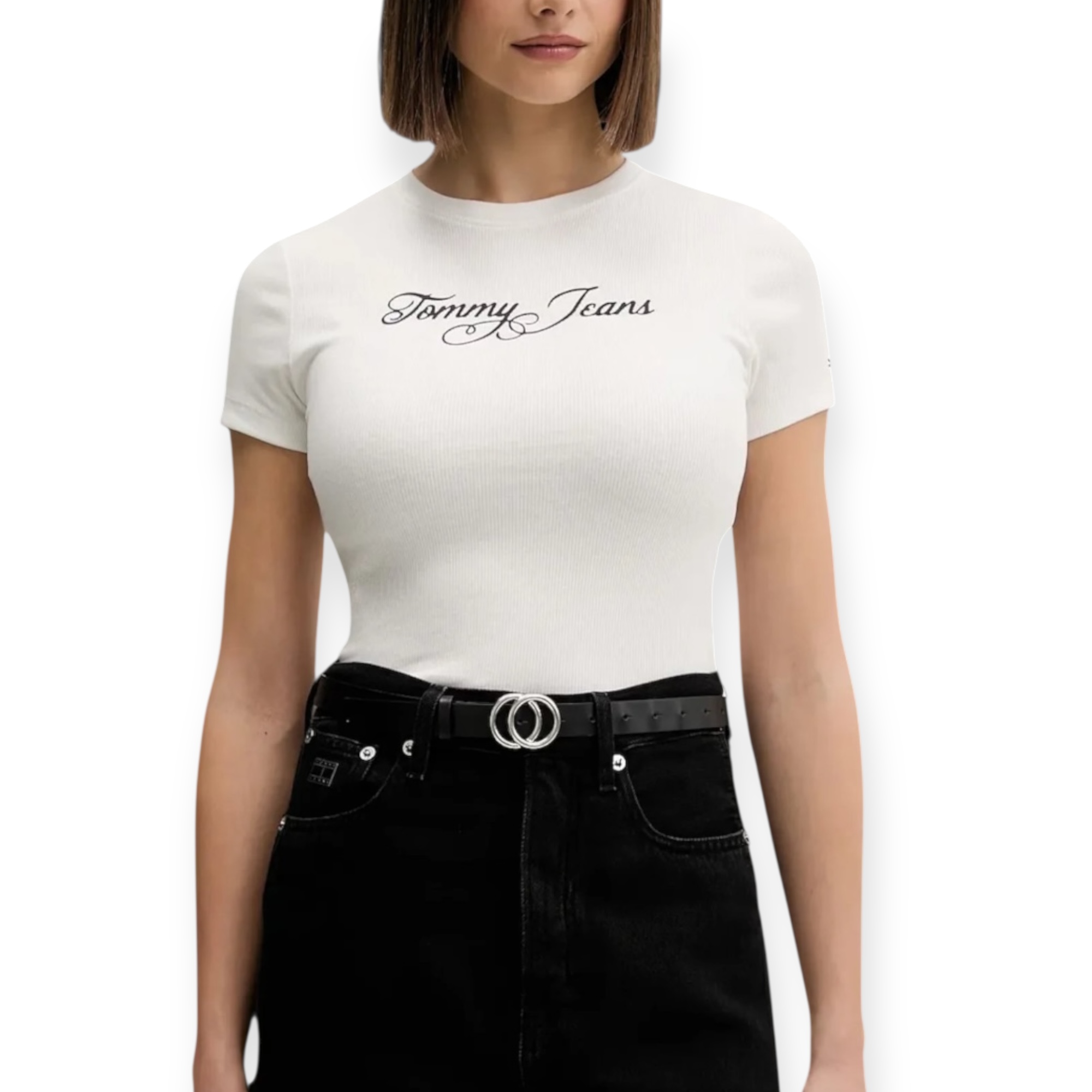 חולצה TOMMY HILFIGER SLIM RIB TEE