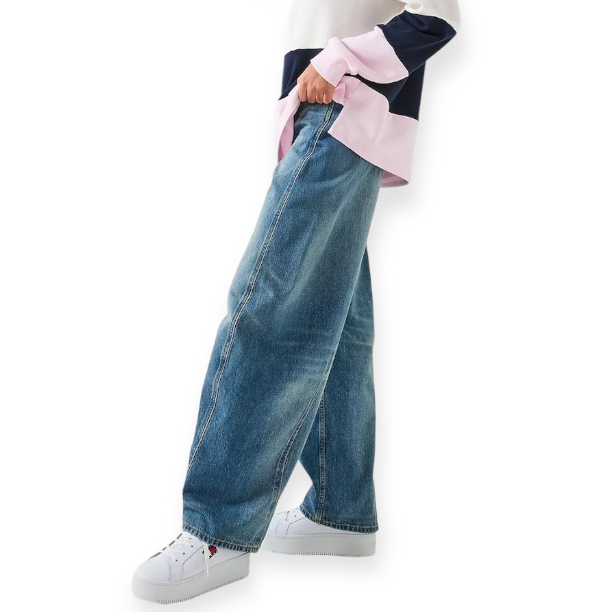 גינס TOMMY HILFIGER MID BARREL JEAN