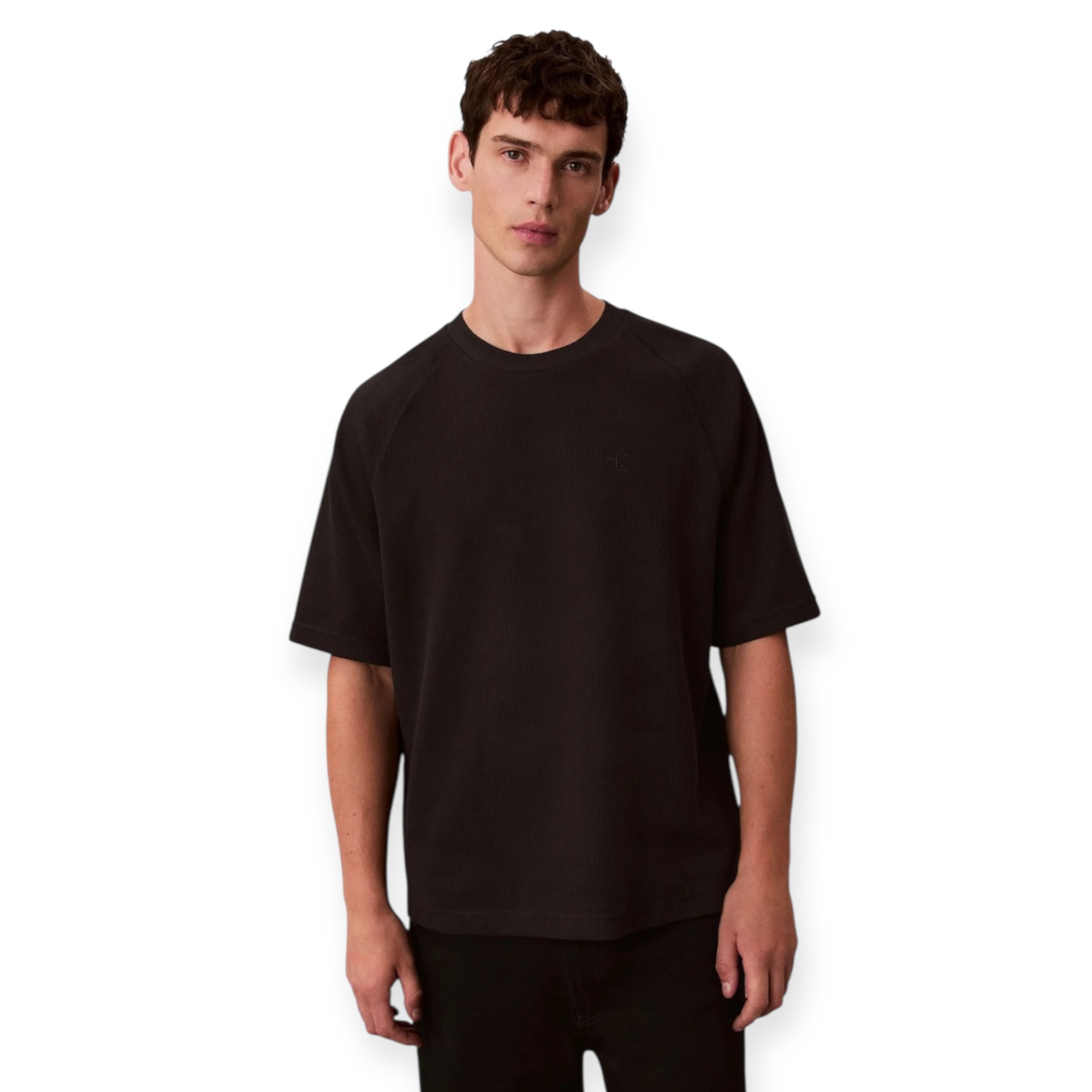 חולצה CALVIN KLEIN COZY RIB REALAXED TEE