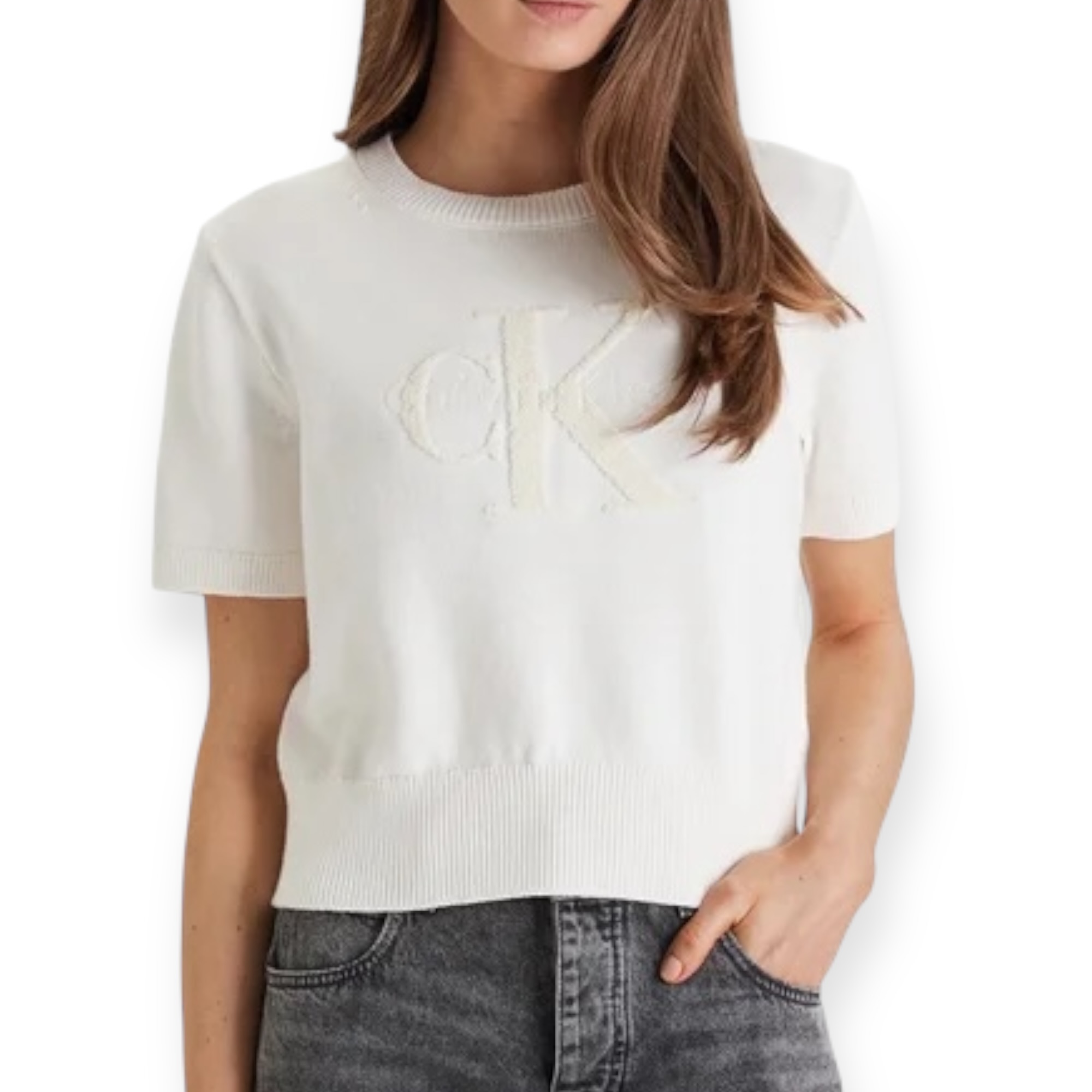 סריג CALVIN KLEIN CHUNKY GRAPHIC VEST