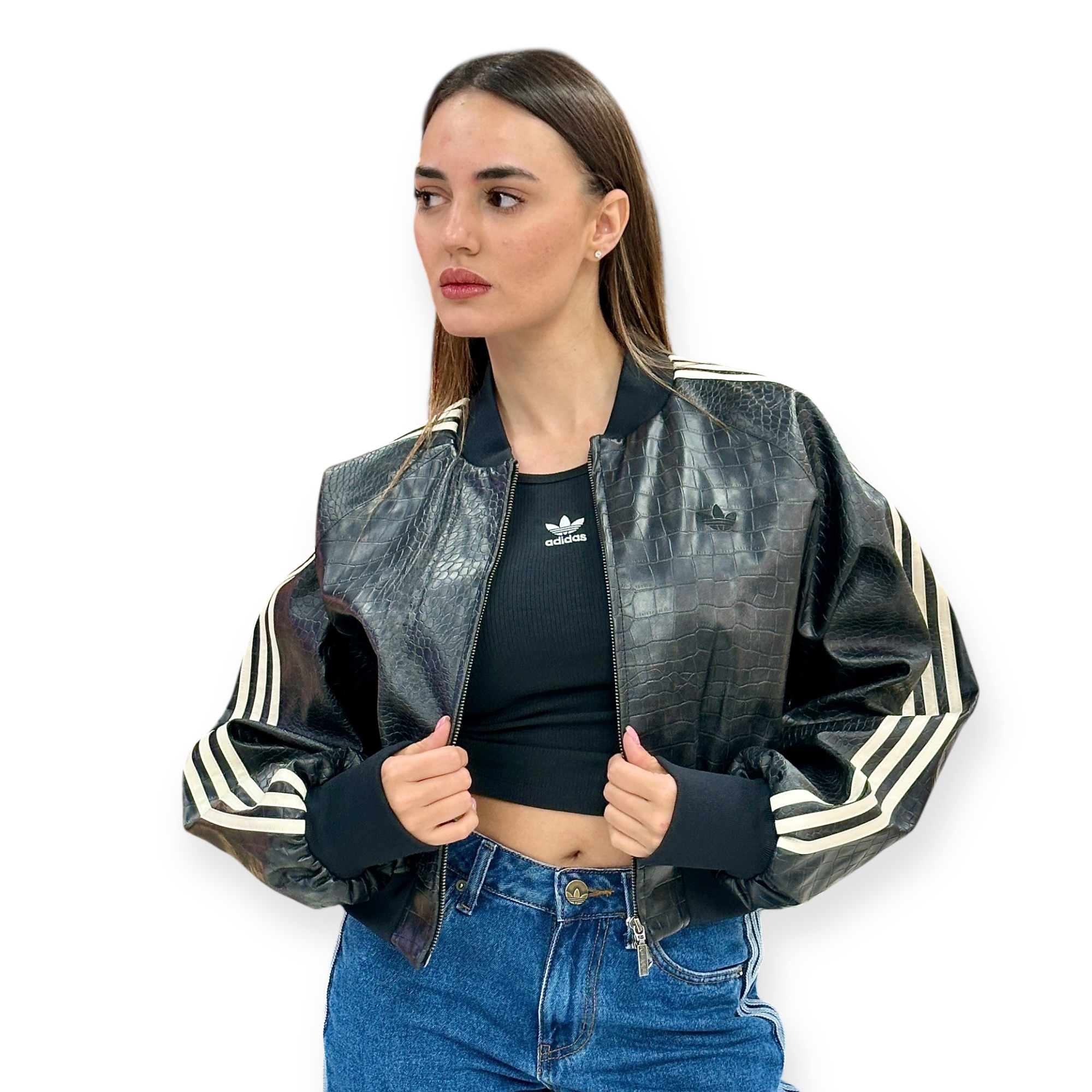 זקט ADIDAS PLEATHER JAKCET