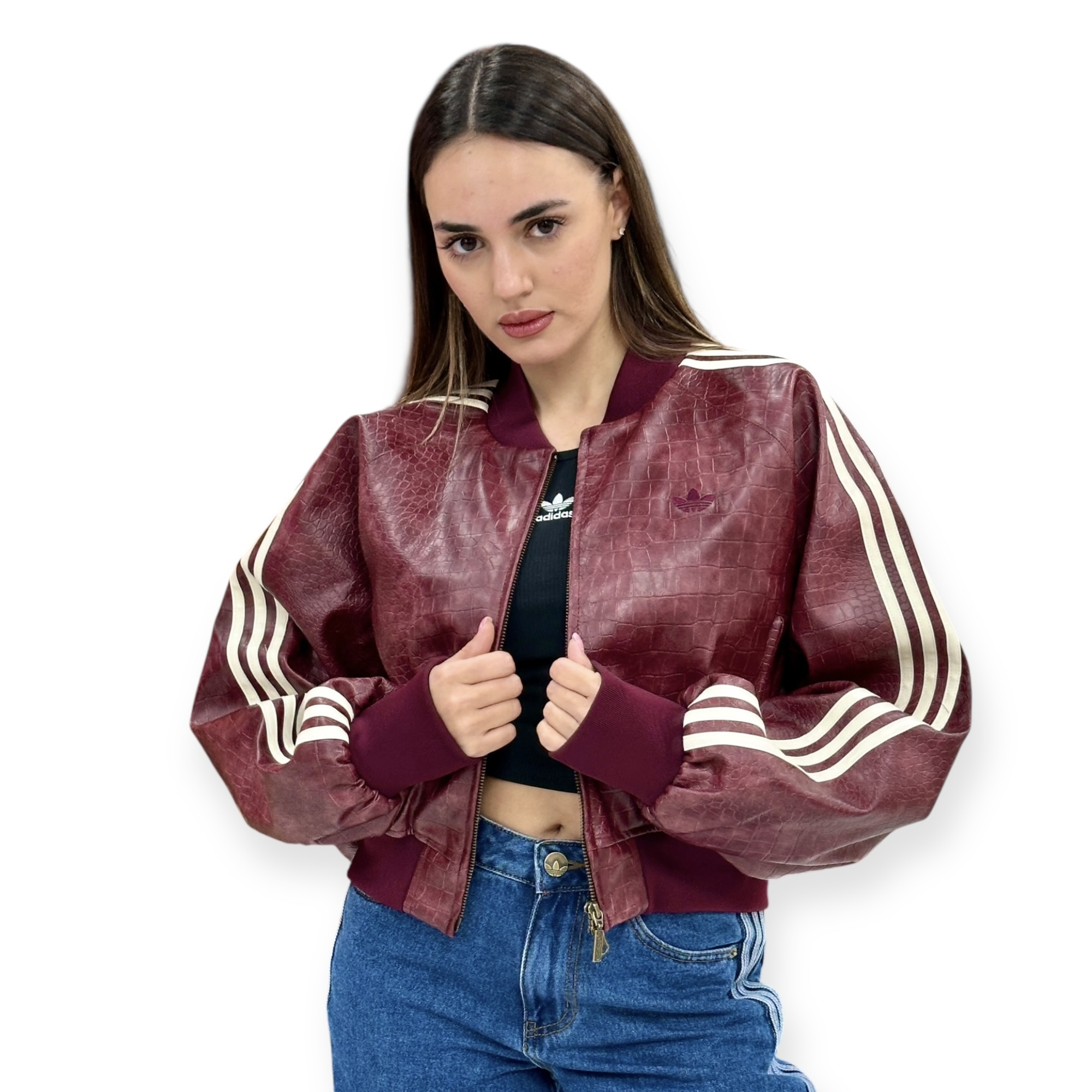 זקט ADIDAS PLEATHER JAKCET