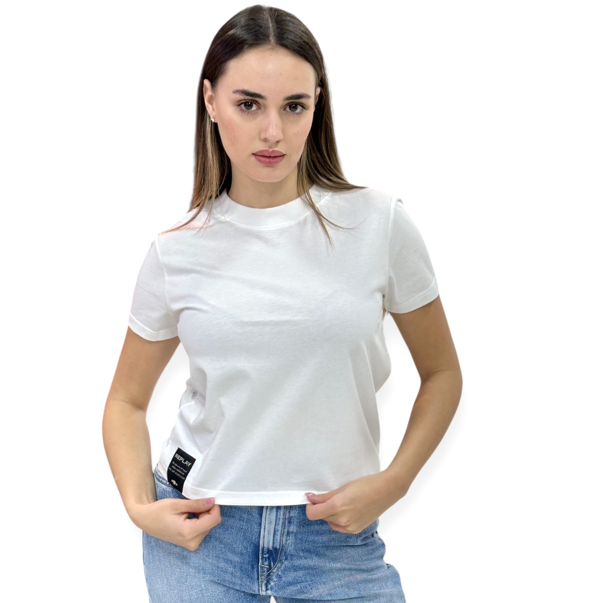 חולצה נשים REPLAY SS SHIRT