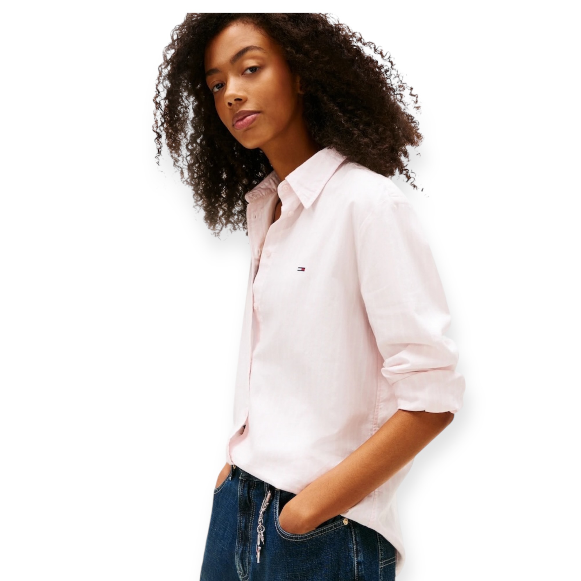 חולצה TOMMY HILFIGER REG OXFORD SHIRT