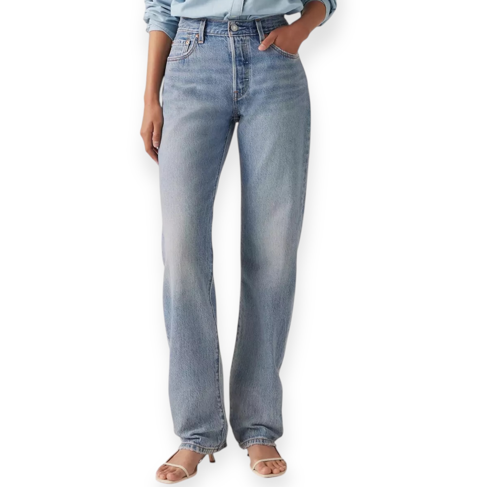 גינס LEVIS 501 LIGHTWEIGHT 90S JEANS