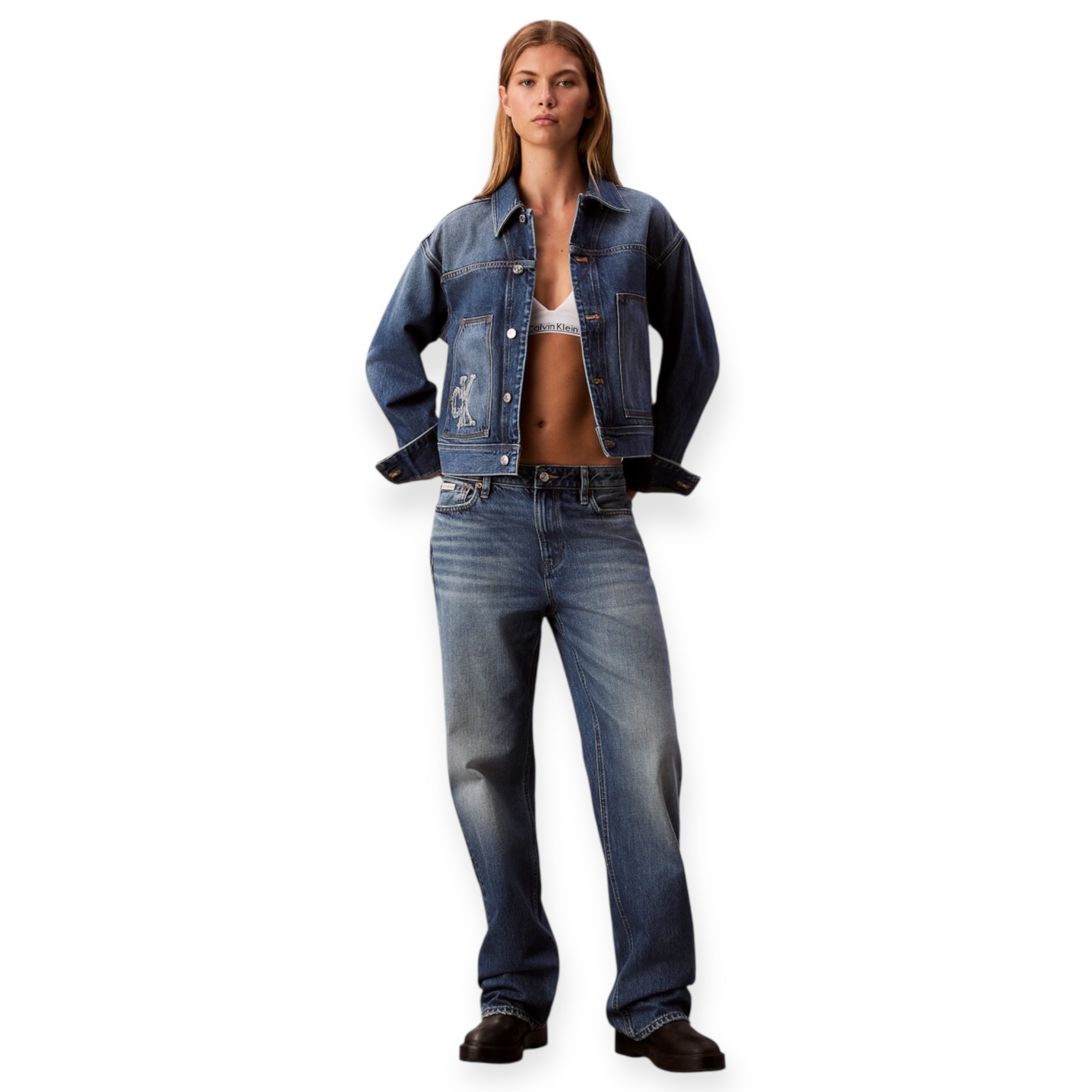 גינס JEANS CLVIN KLEIN 90S STRAIGHT JEANS