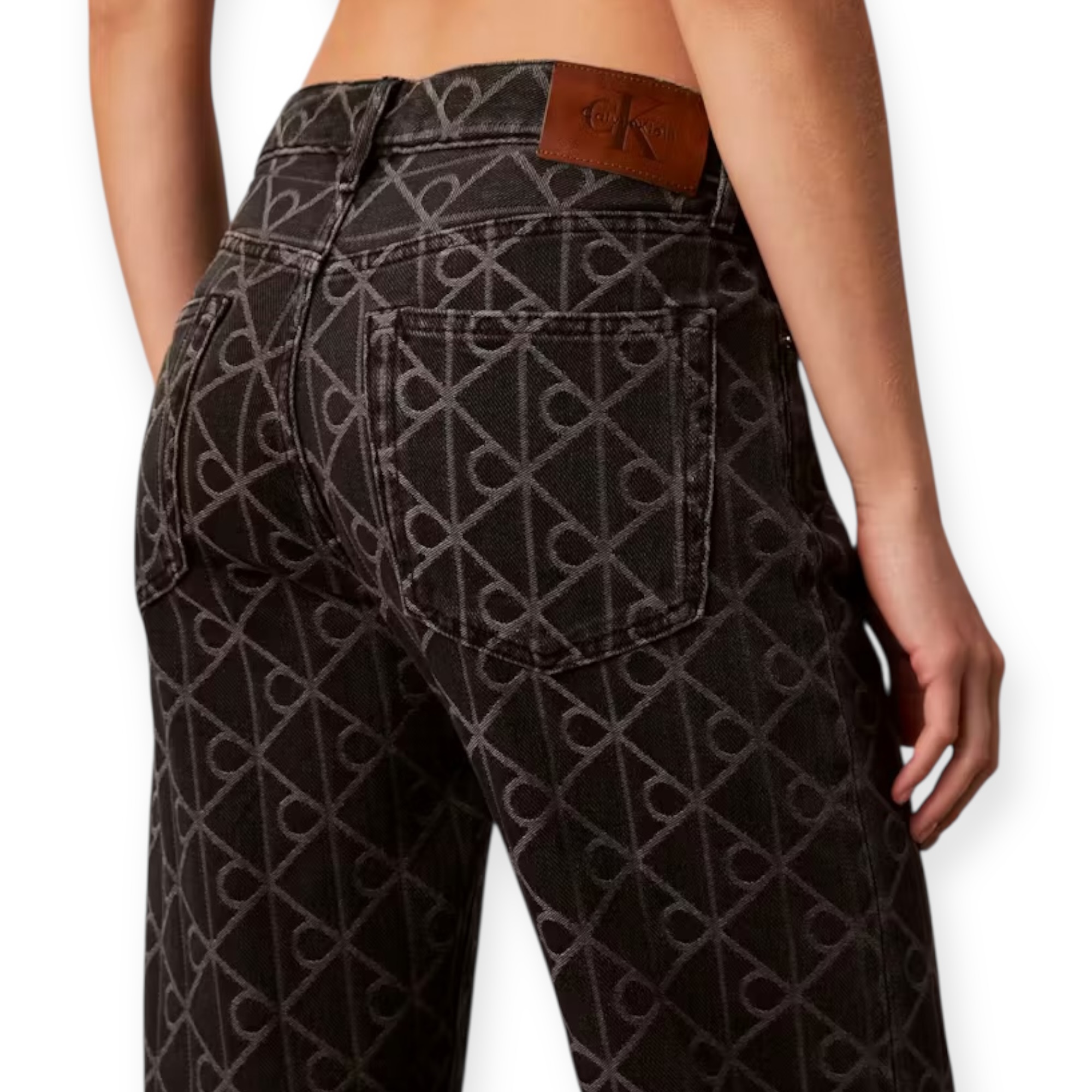 גינס  CLVIN KLEIN SIGNATURE STRAIGHT JEANS