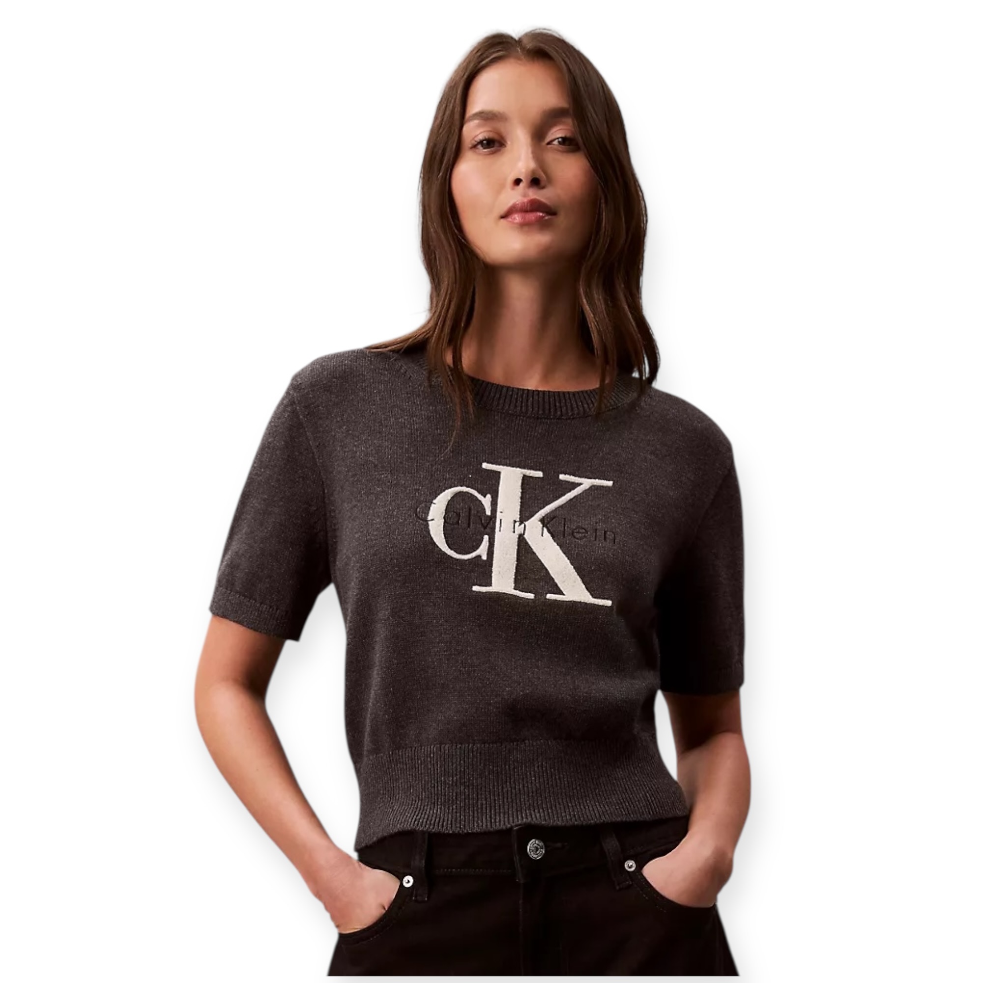 סריג CALVIN KLEIN CHUNKY GRAPHIC VEST