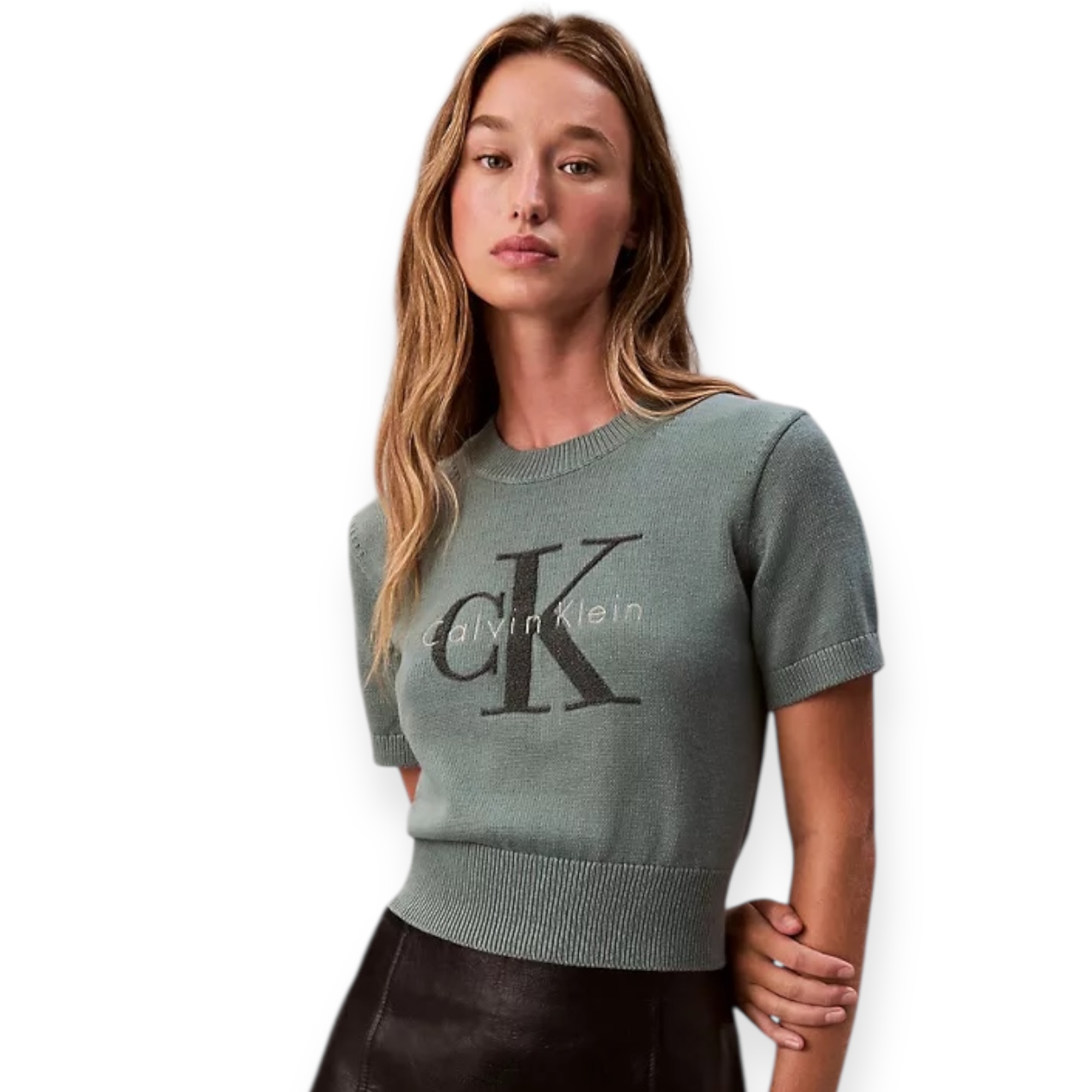 סריג CALVIN KLEIN CHUNKY GRAPHIC VEST