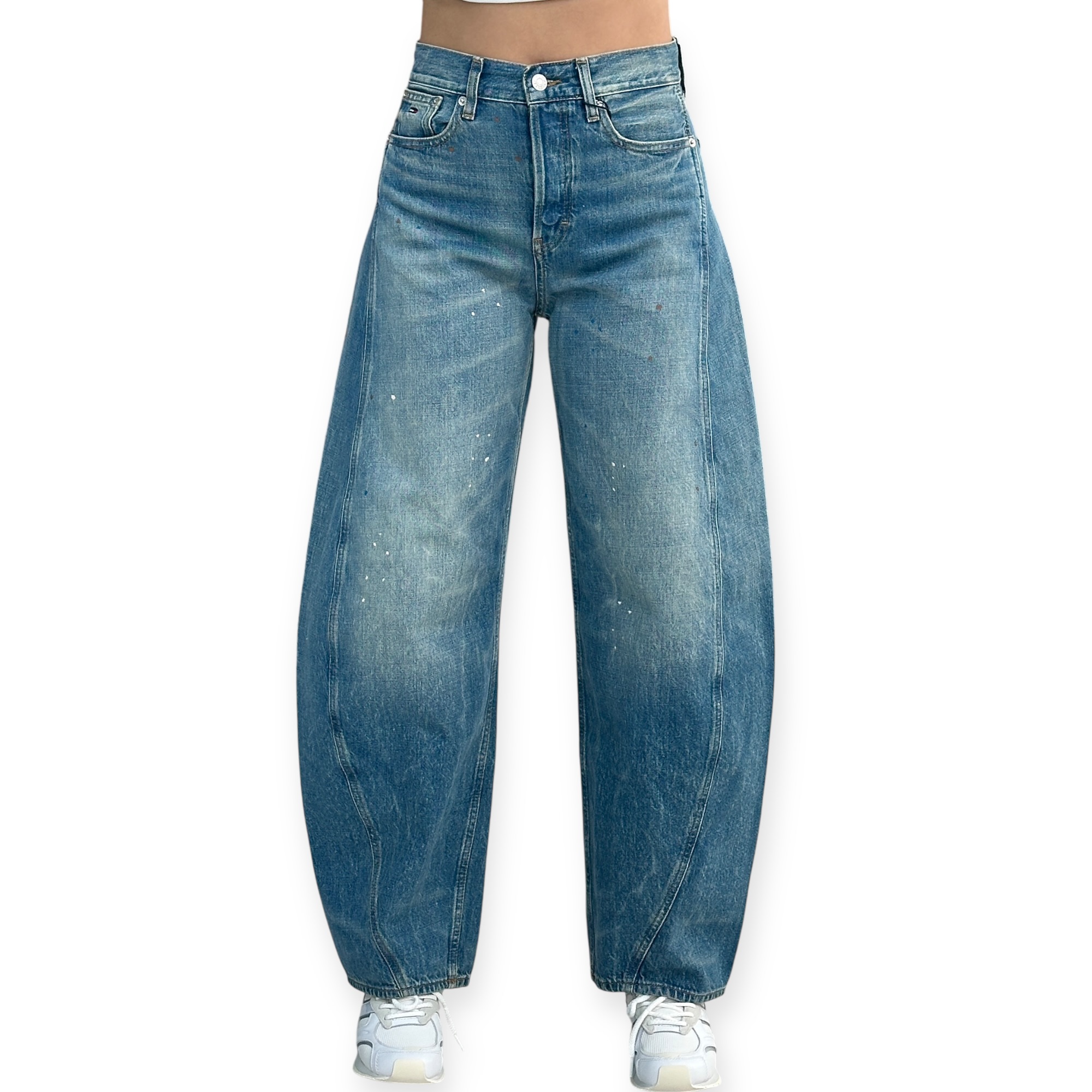 גינס TOMMY HILFIGER MID BARREL JEAN