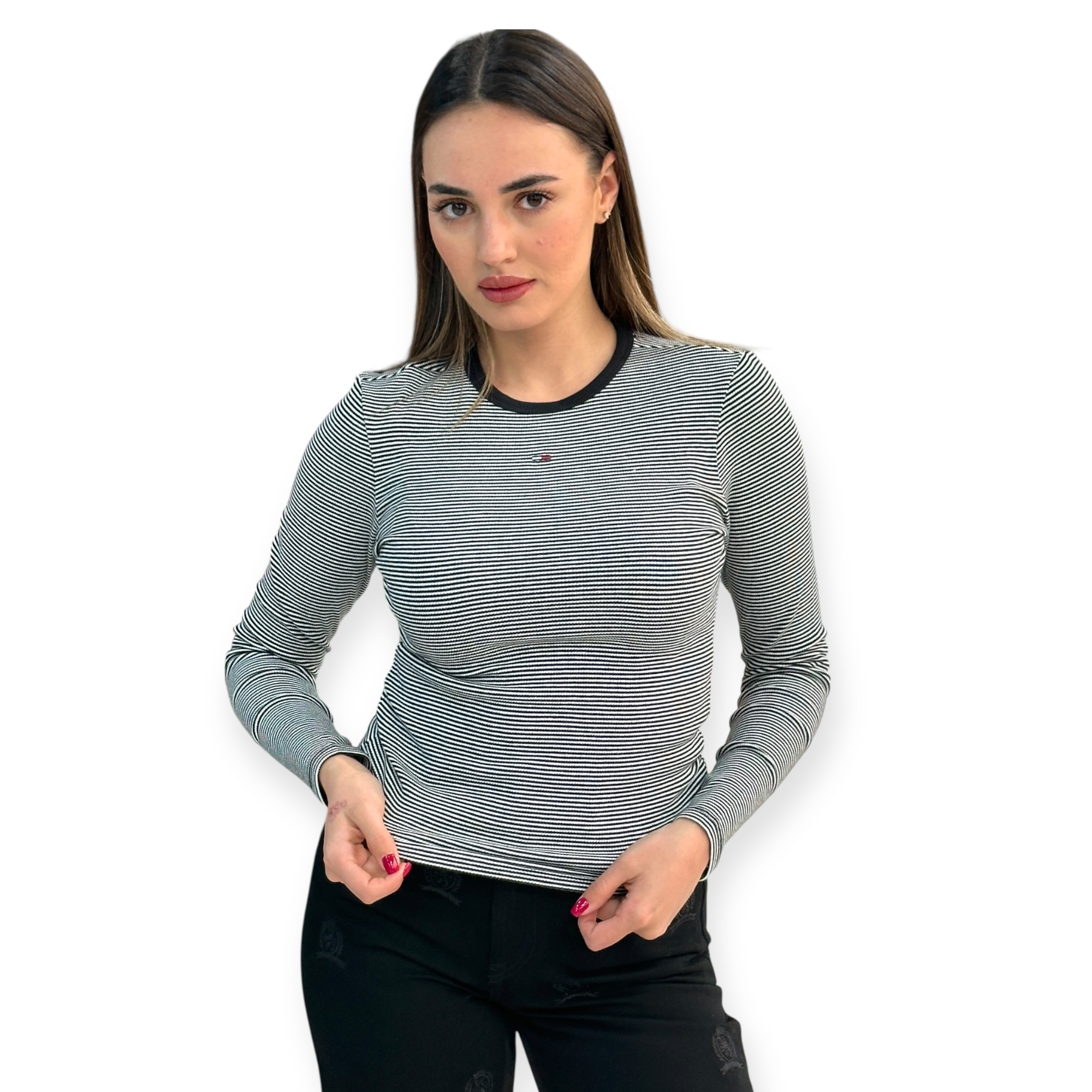 חולצה TOMMY HILFIGER SLIM RIB