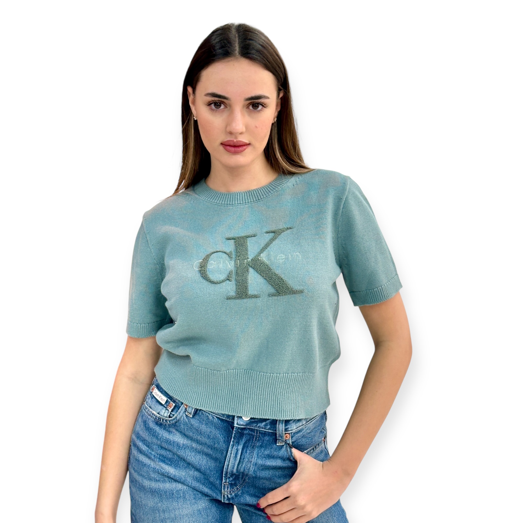 סריג CALVIN KLEIN CHUNKY GRAPHIC VEST