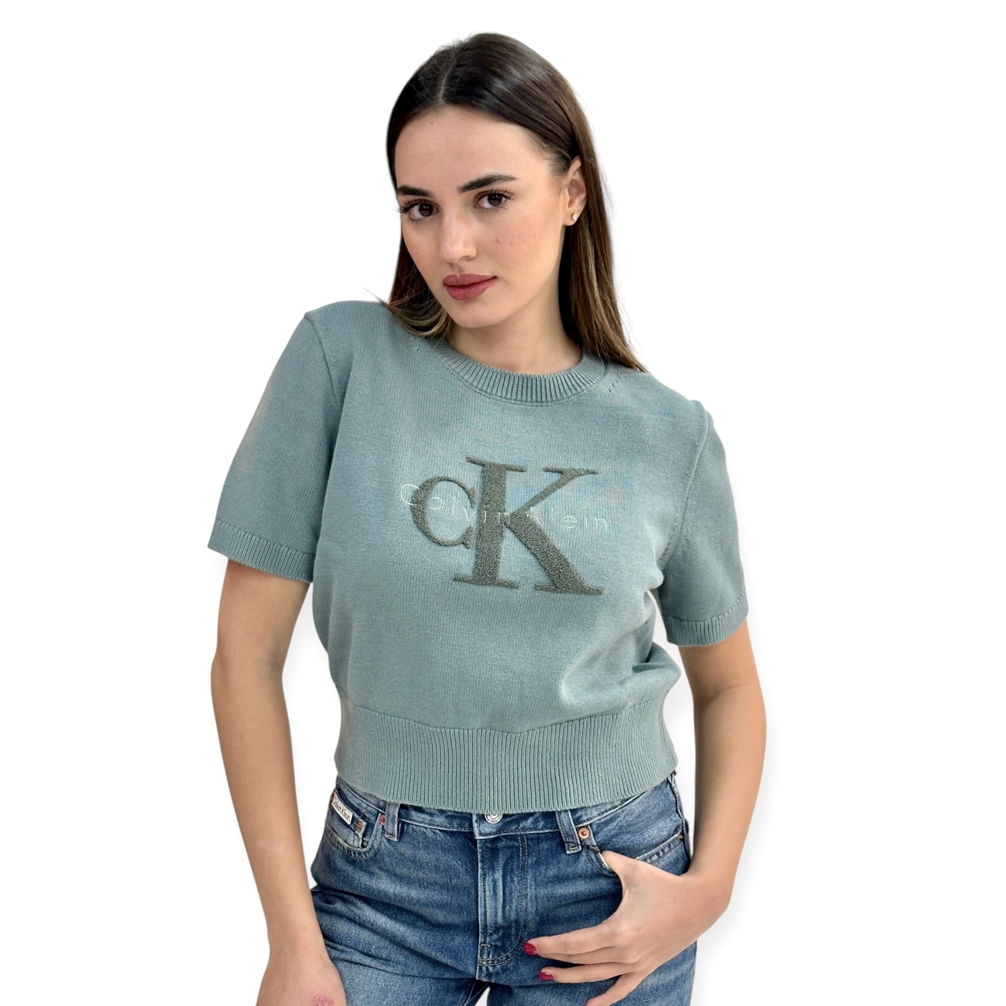 סריג CALVIN KLEIN CHUNKY GRAPHIC VEST