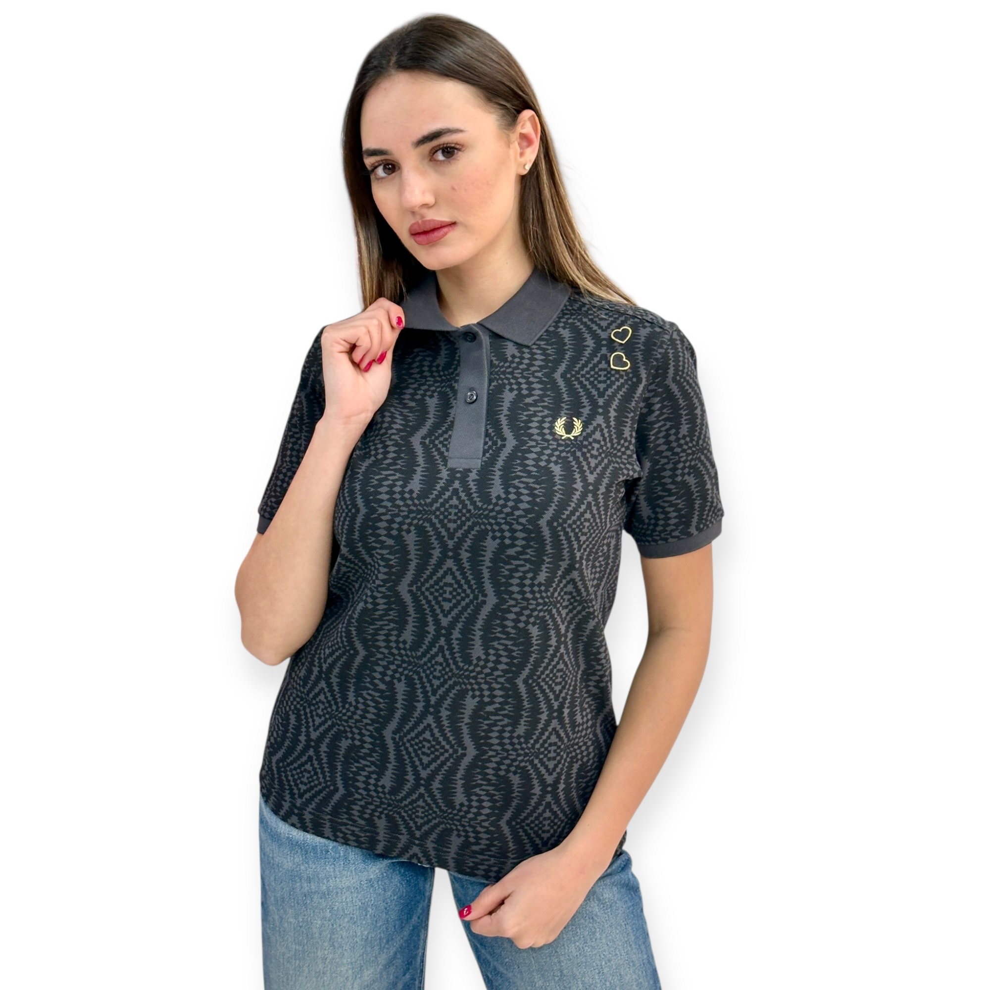 חולצה FRED PERRY PRINTED SHIRT