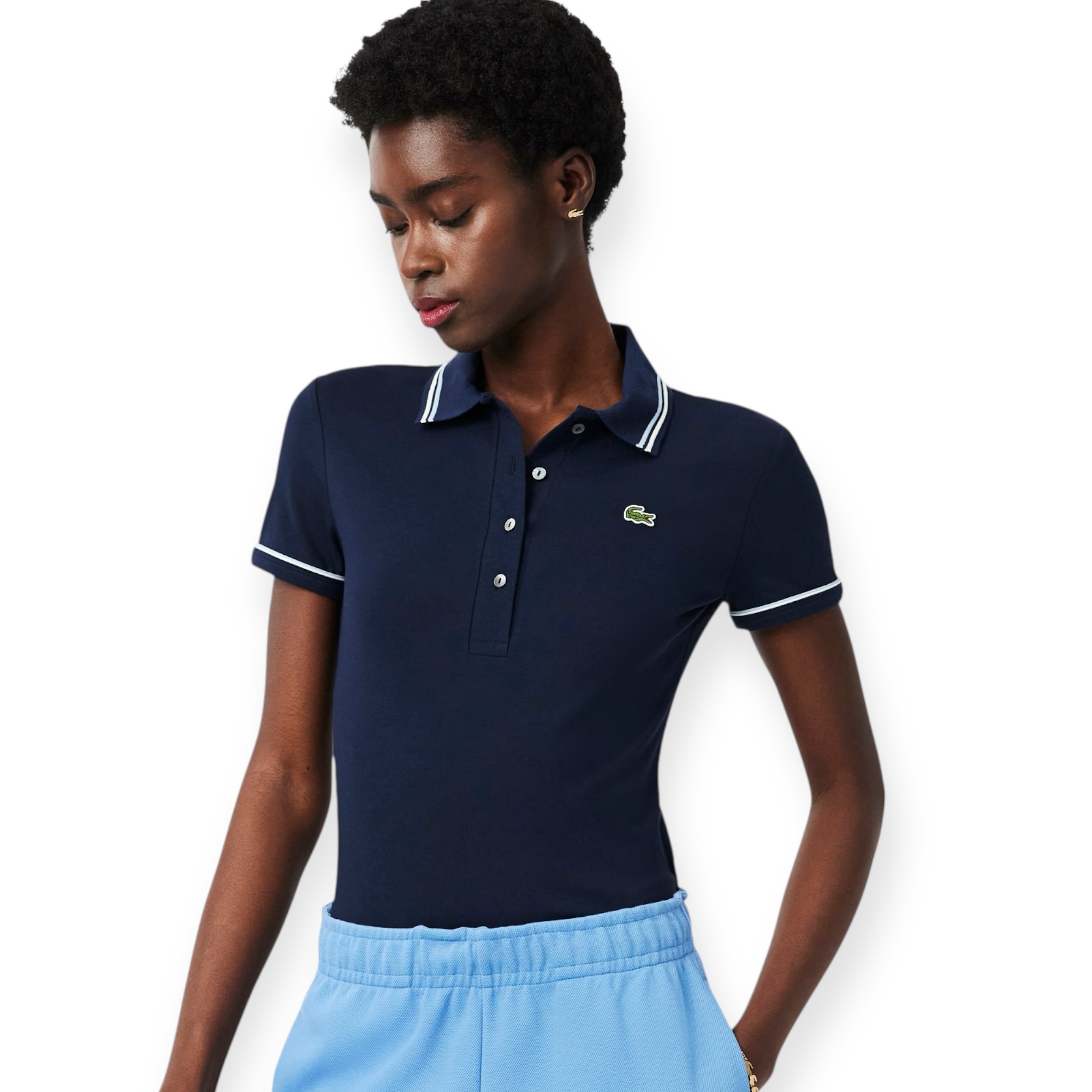 חולצה נשים LACOSTE BORD COTES חולצה נשים LACOSTE BORD COTES