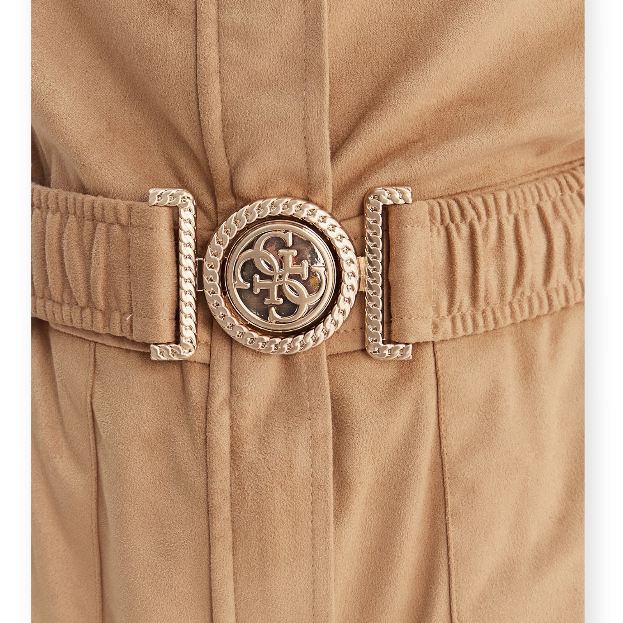 אוברול נשים GUESS NUNZIA OVERALL SUEDE אוברול נשים GUESS NUNZIA OVERALL SUEDE