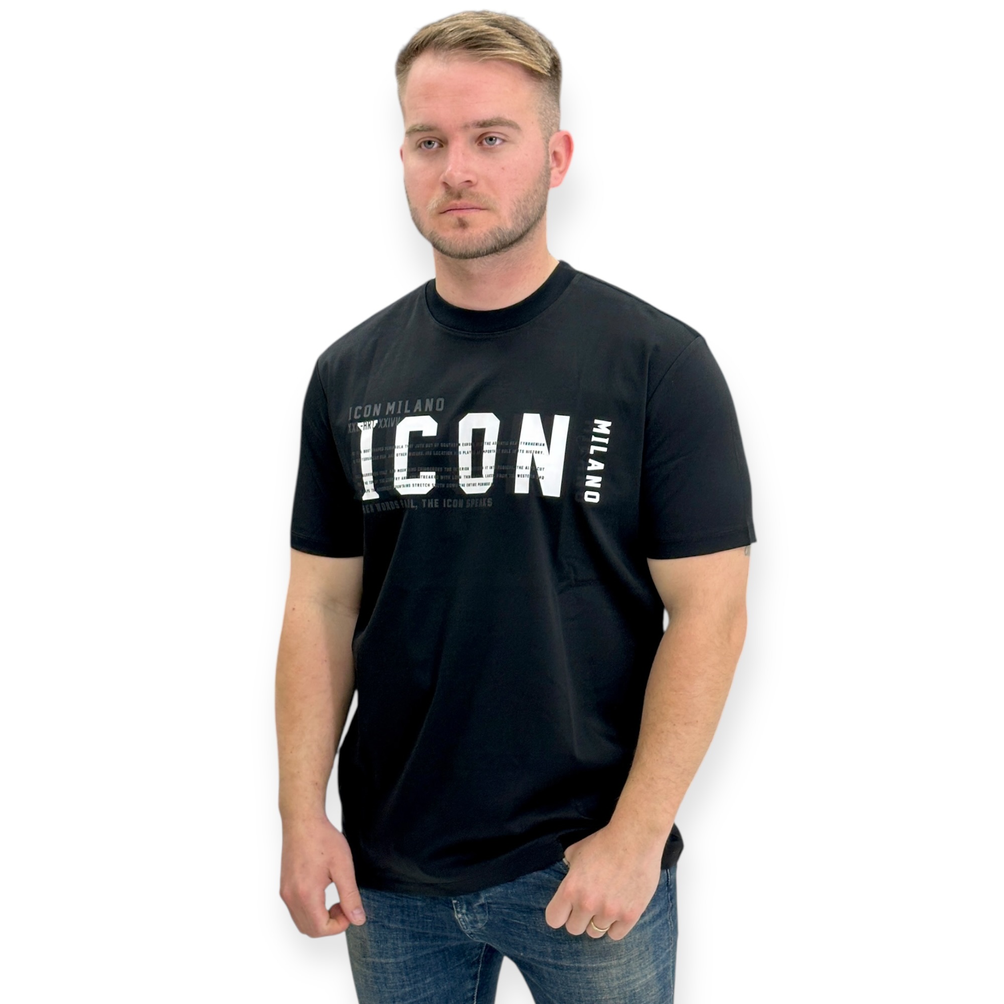 חולצה גברים ICON MILANO SS SHIRT