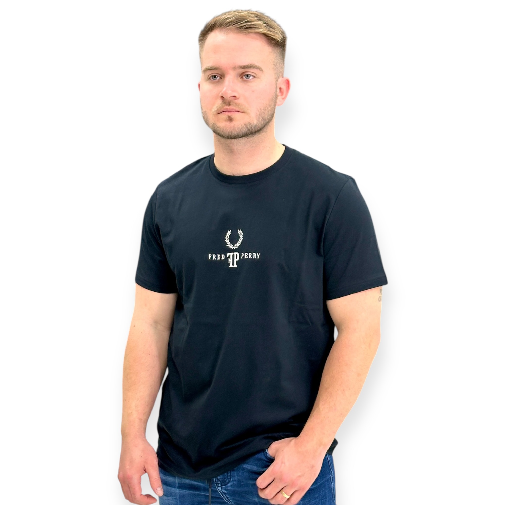 חולצה FRED PERRY MONOGRAM SHIRT