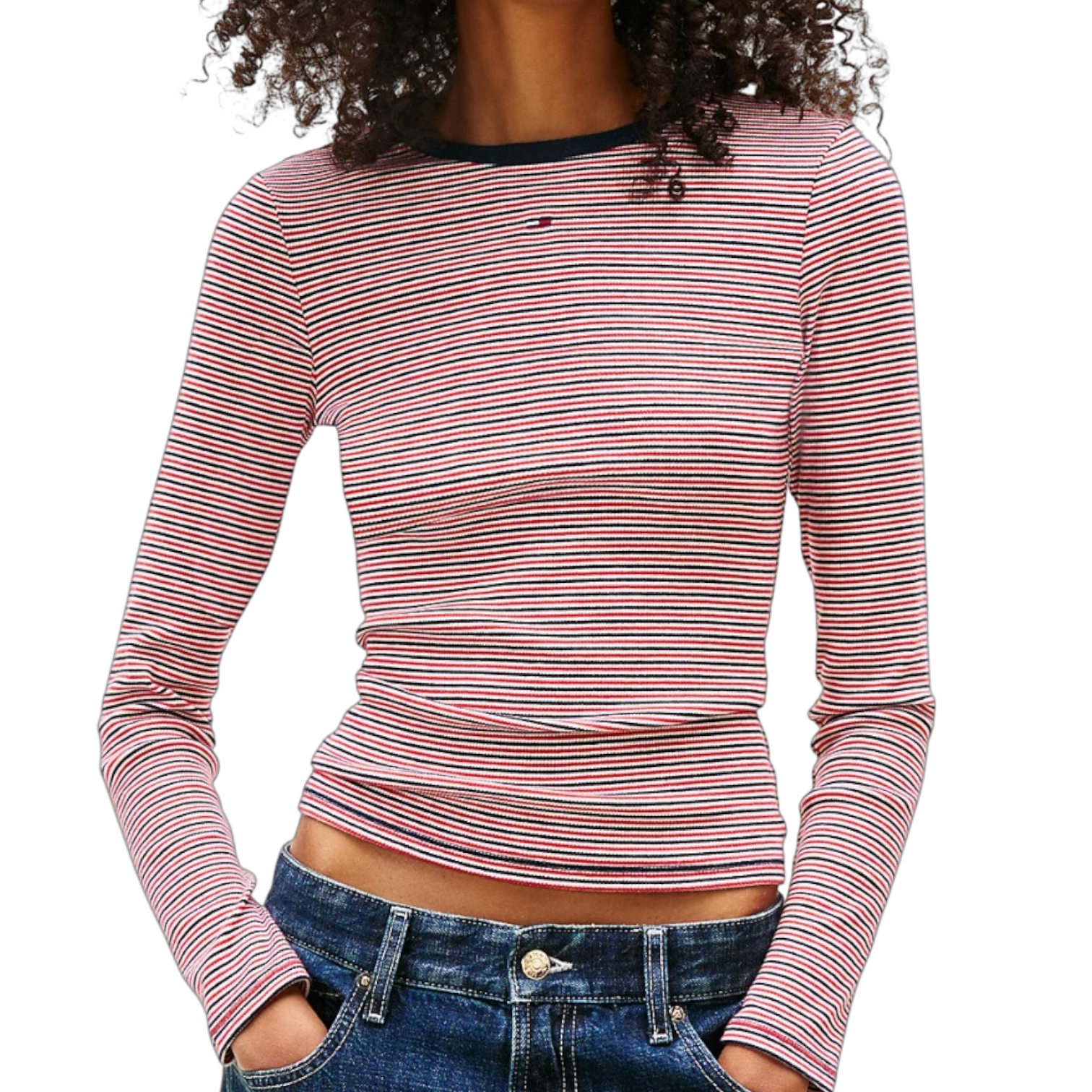 חולצה TOMMY HILFIGER SLIM RIB